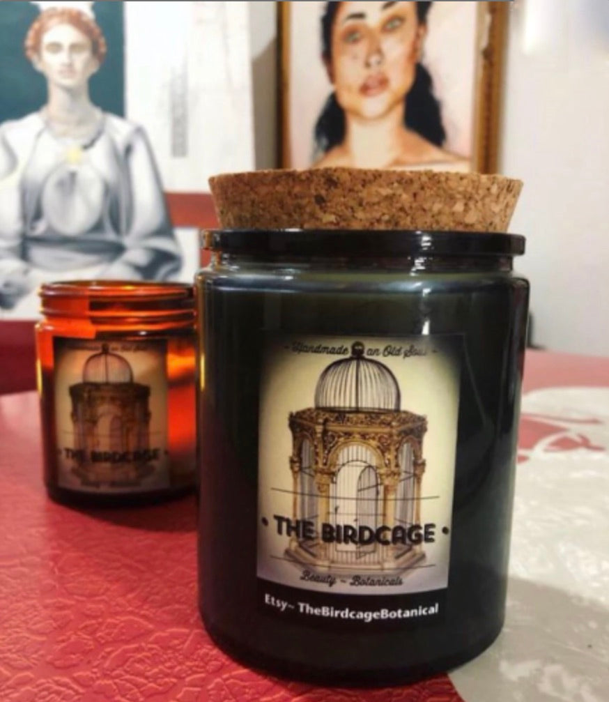 Ho Wood & Turmeric Natural Candle w/ Organic White Willow Bark ~ Essential Oils Only ~ All Natural ~ No Fragrances~ Chemical and Soy Free*