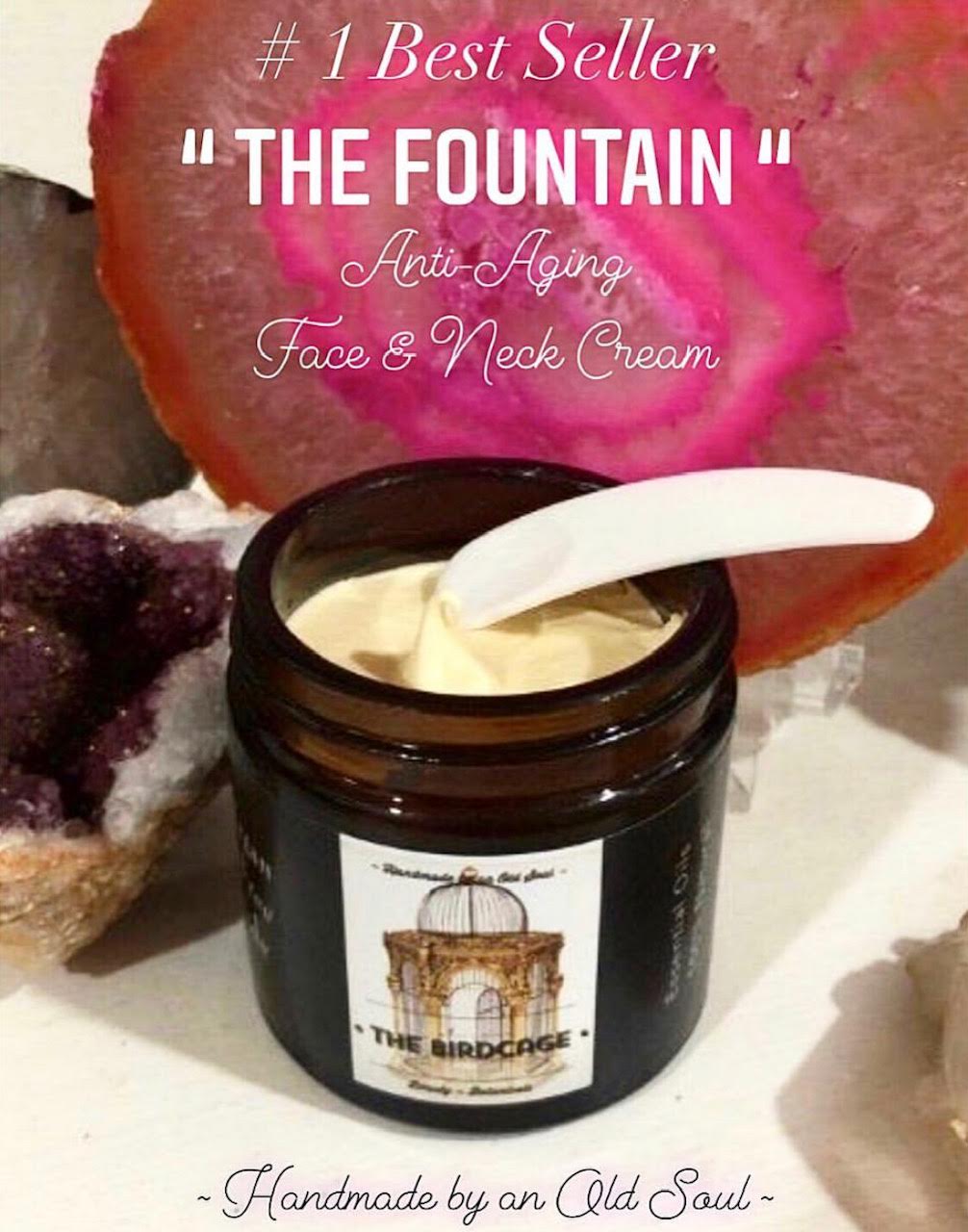 The Fountain*~#1 Best Seller ~ Anti-Aging Face & Neck Cream, All Natural, Vegan, Cruelty Free, Pure, Therapeutic Grade Essential Oils
