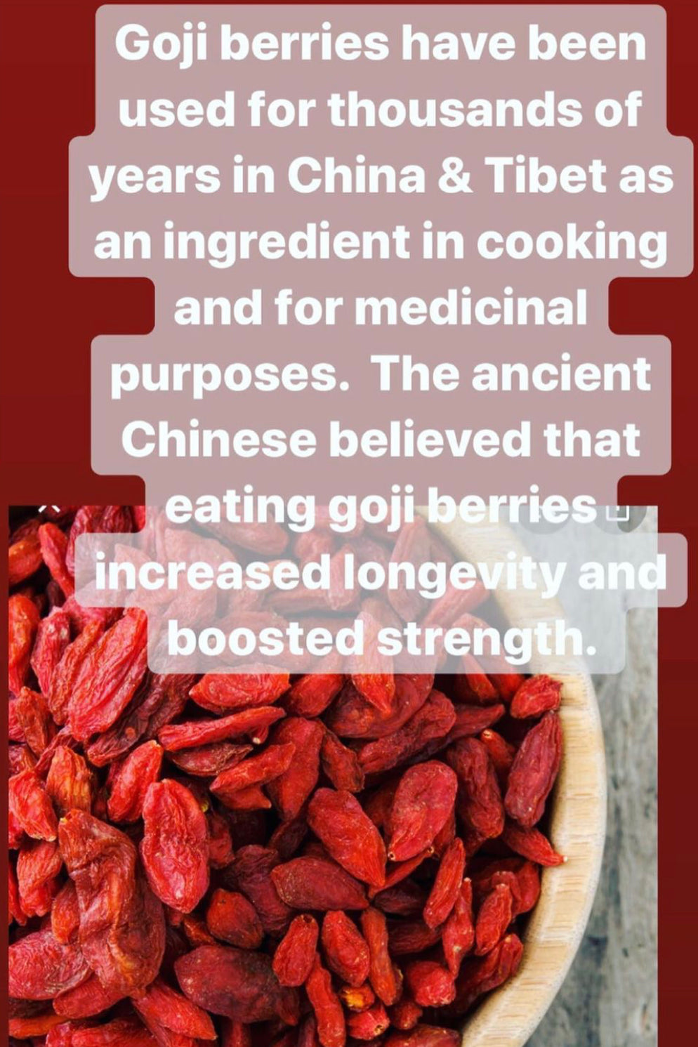 Organic Goji Berry Simple Syrup* ~ Superfood / Wolfberry ~ All Natural*