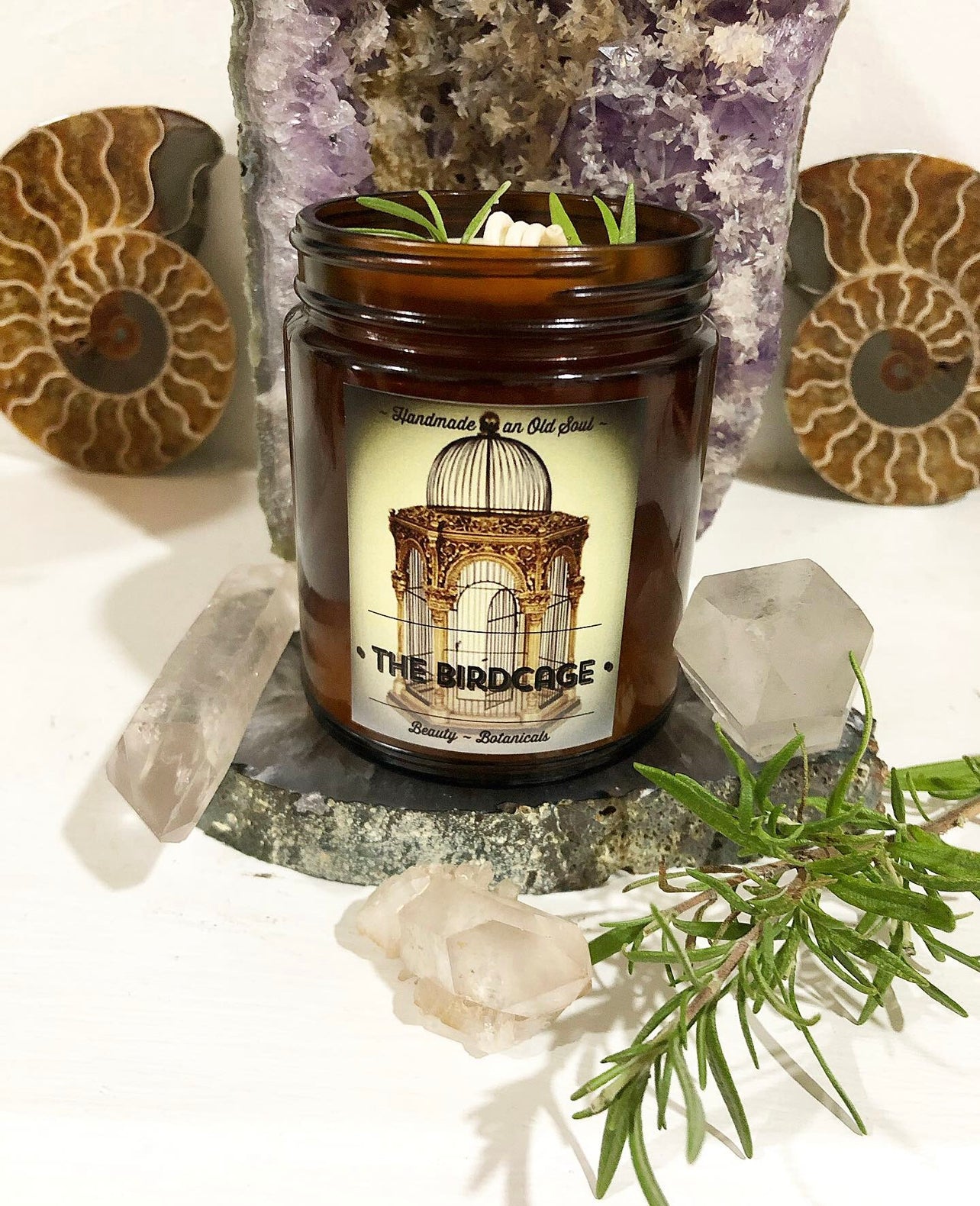 Vapor Rub* ~ Organic Wax Handmade Candle ~ (*smells like vapor rub*) Essential Oils ~ No perfumes ~ Congestion Aid Candle ~ Ideal Winter Candle or cold days*