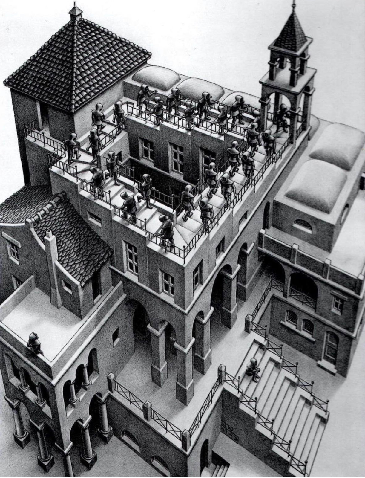 Escher Vessels" ~ Dexter & Deana ~ Geometric Black or White Gloss vessels w/ Gold trim ~ 16oz ~ Essential Oil Candle ~ Palm +Soy FREE*