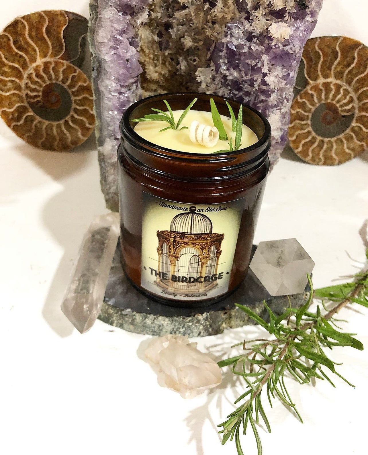 Vapor Rub* ~ Organic Wax Handmade Candle ~ (*smells like vapor rub*) Essential Oils ~ No perfumes ~ Congestion Aid Candle ~ Ideal Winter Candle or cold days*