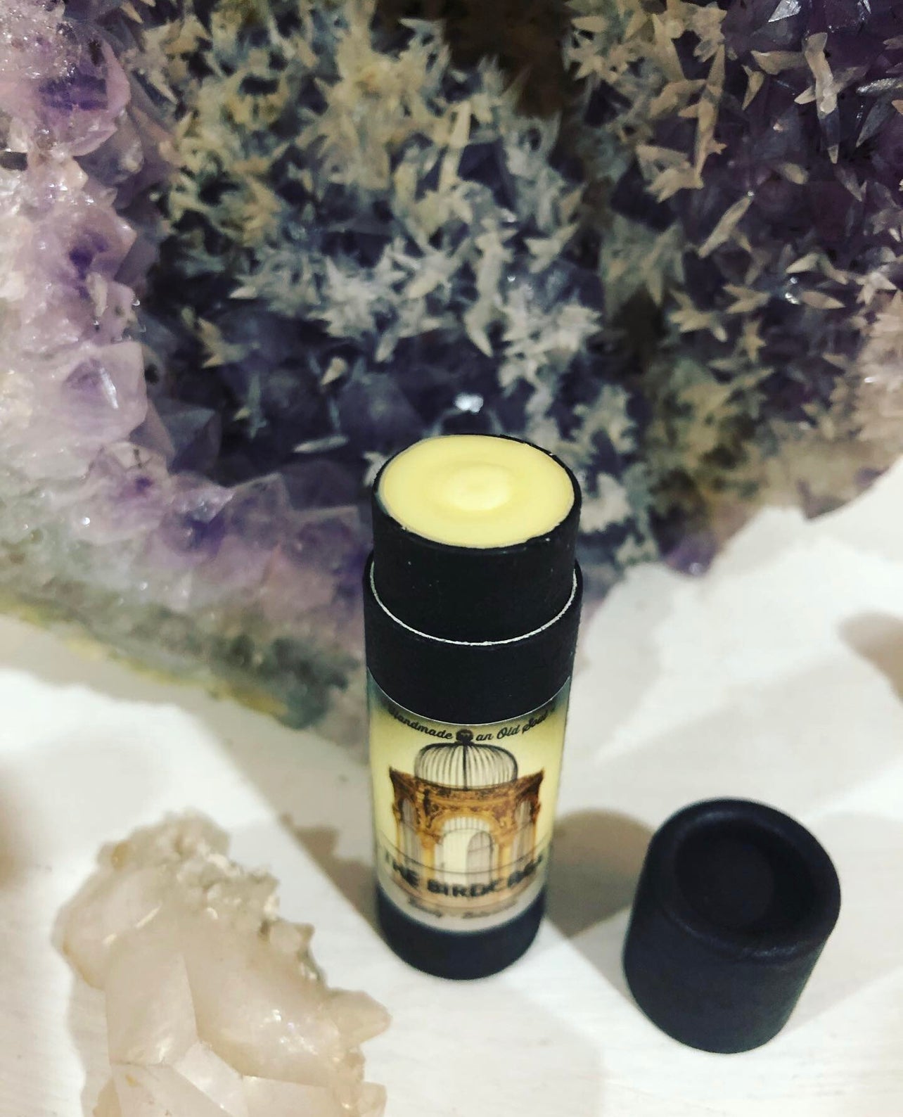 Organic Lip Balm ~ Tangerine / Helichrysum Essential Oils & Organic Raw Honey ~ All Natural