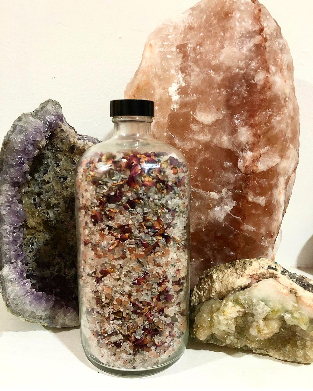 Victorian Rose ~ BATH SALTS & FLOWERS ~ Bathe like a Princess or Prince*