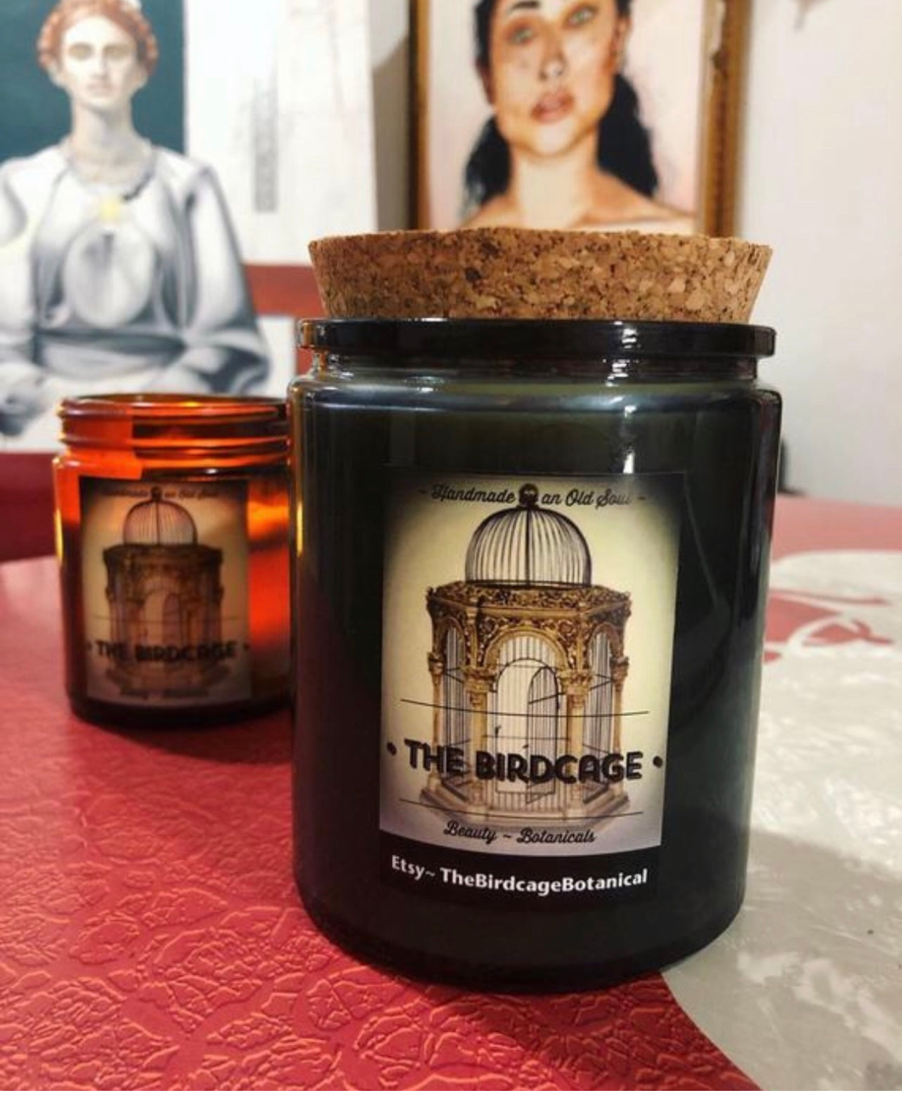 Ylang Ylang Essential Oil Organic Beeswax Handmade Candle ~ No Perfumes ~ 9oz ~Handmade by an Old Soul~**