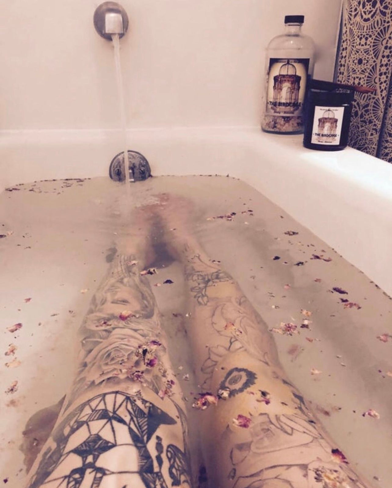 Victorian Rose ~ BATH SALTS & FLOWERS ~ Bathe like a Princess or Prince*