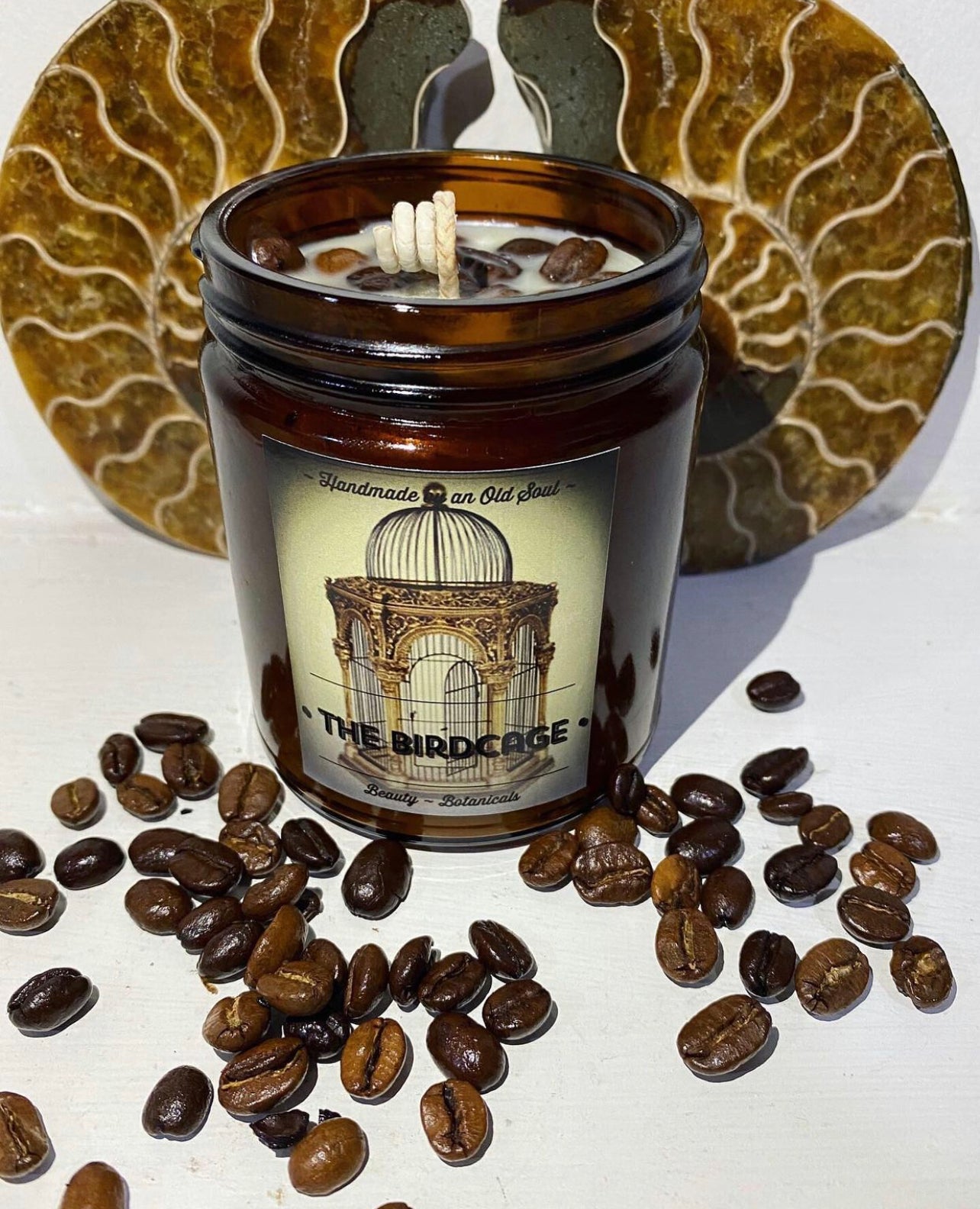 Ginger Spice Latte Candle ~ Essential Oils Only ~ All Natural ~ No Fragrances~ Chemical Free ~ Soy Free*