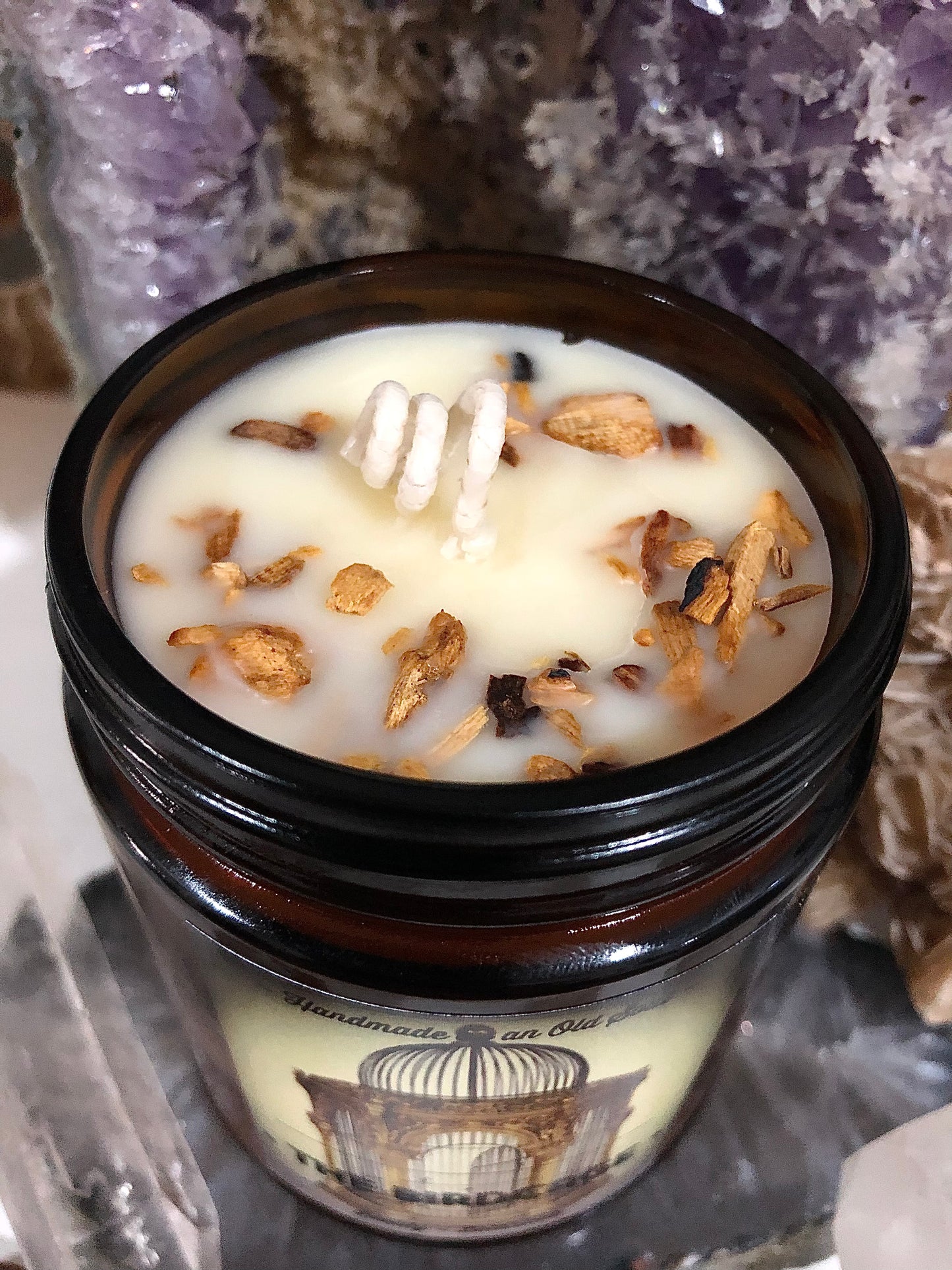 Palo Santo ~ The Holy Tree ~ Purifying Candle ~ All Natural ~ Hand poured candle ~ Soy Free ~ Chemical Free