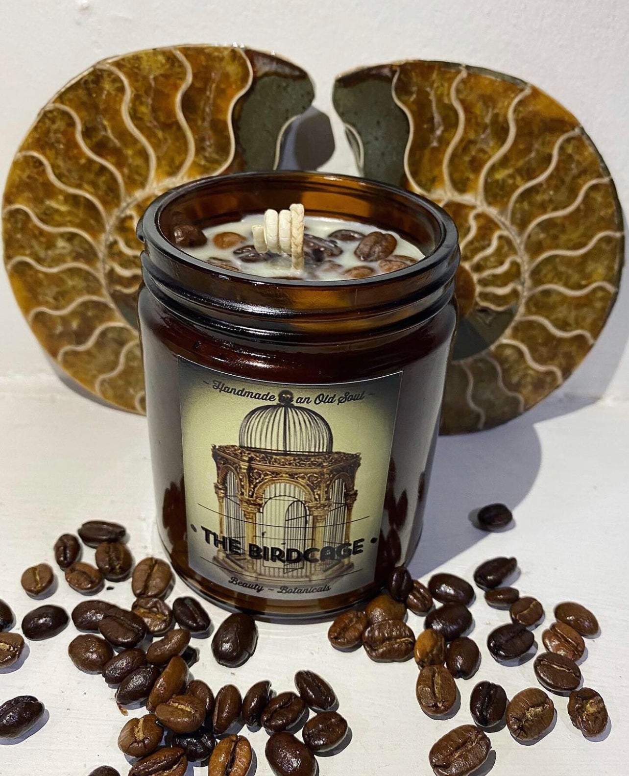 Ginger Spice Latte Candle ~ Essential Oils Only ~ All Natural ~ No Fragrances~ Chemical Free ~ Soy Free*