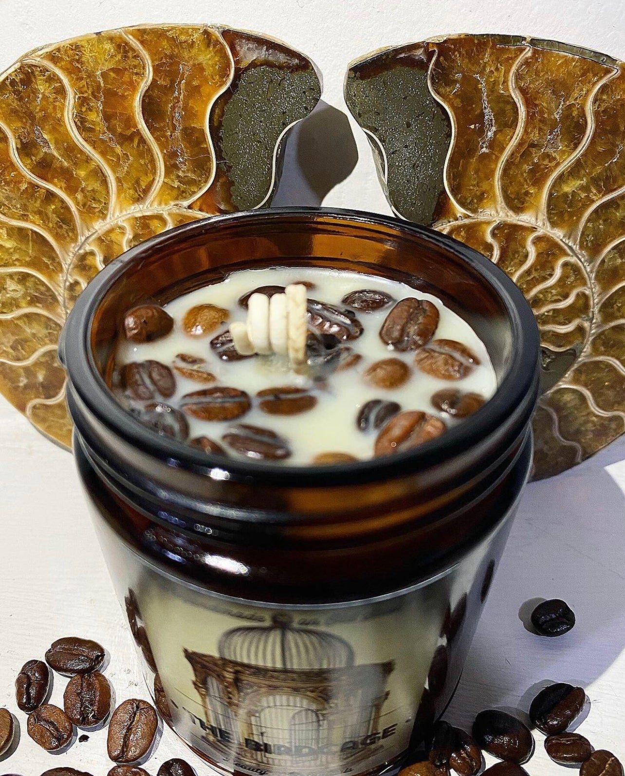 Ginger Spice Latte Candle ~ Essential Oils Only ~ All Natural ~ No Fragrances~ Chemical Free ~ Soy Free*