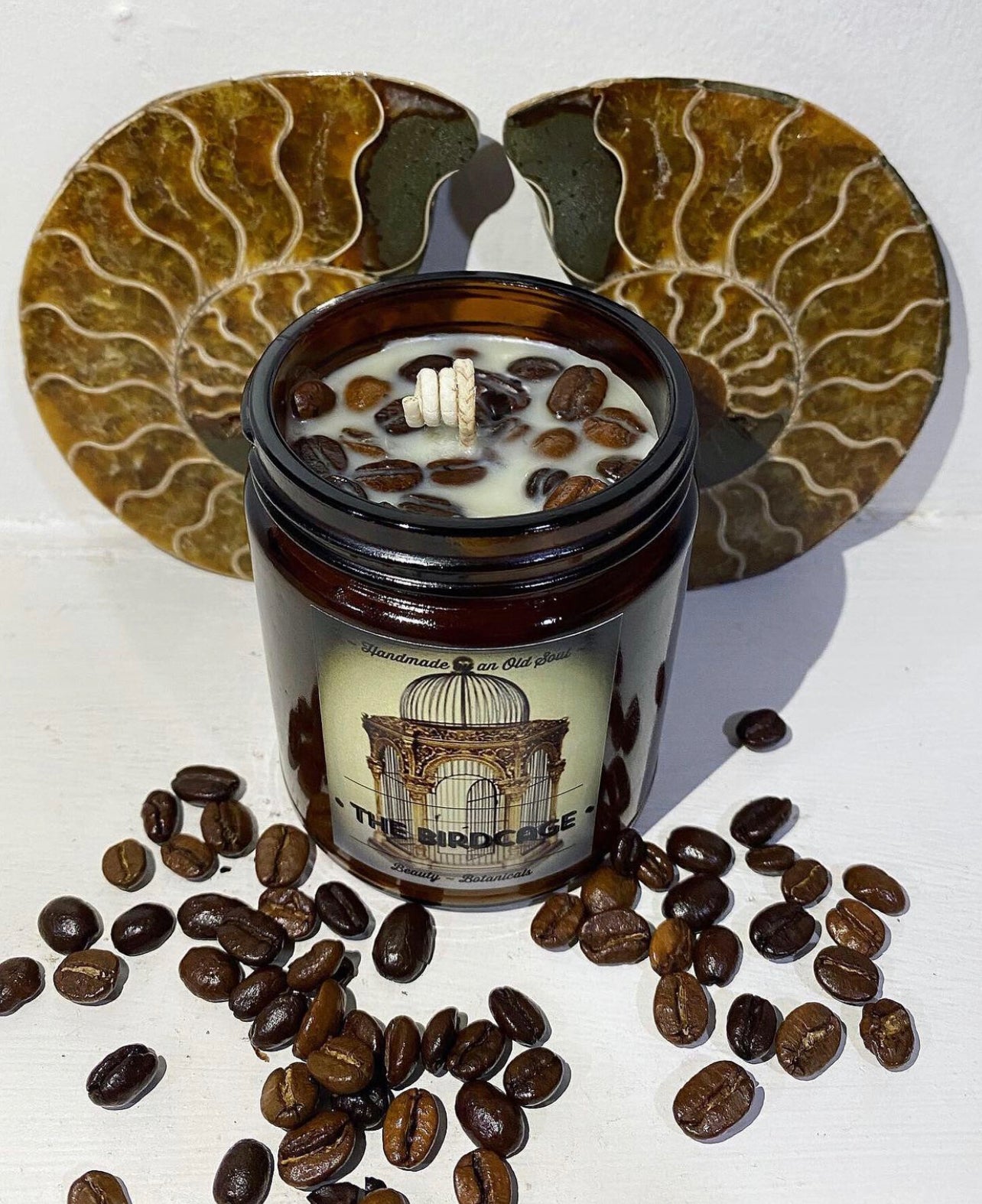Ginger Spice Latte Candle ~ Essential Oils Only ~ All Natural ~ No Fragrances~ Chemical Free ~ Soy Free*