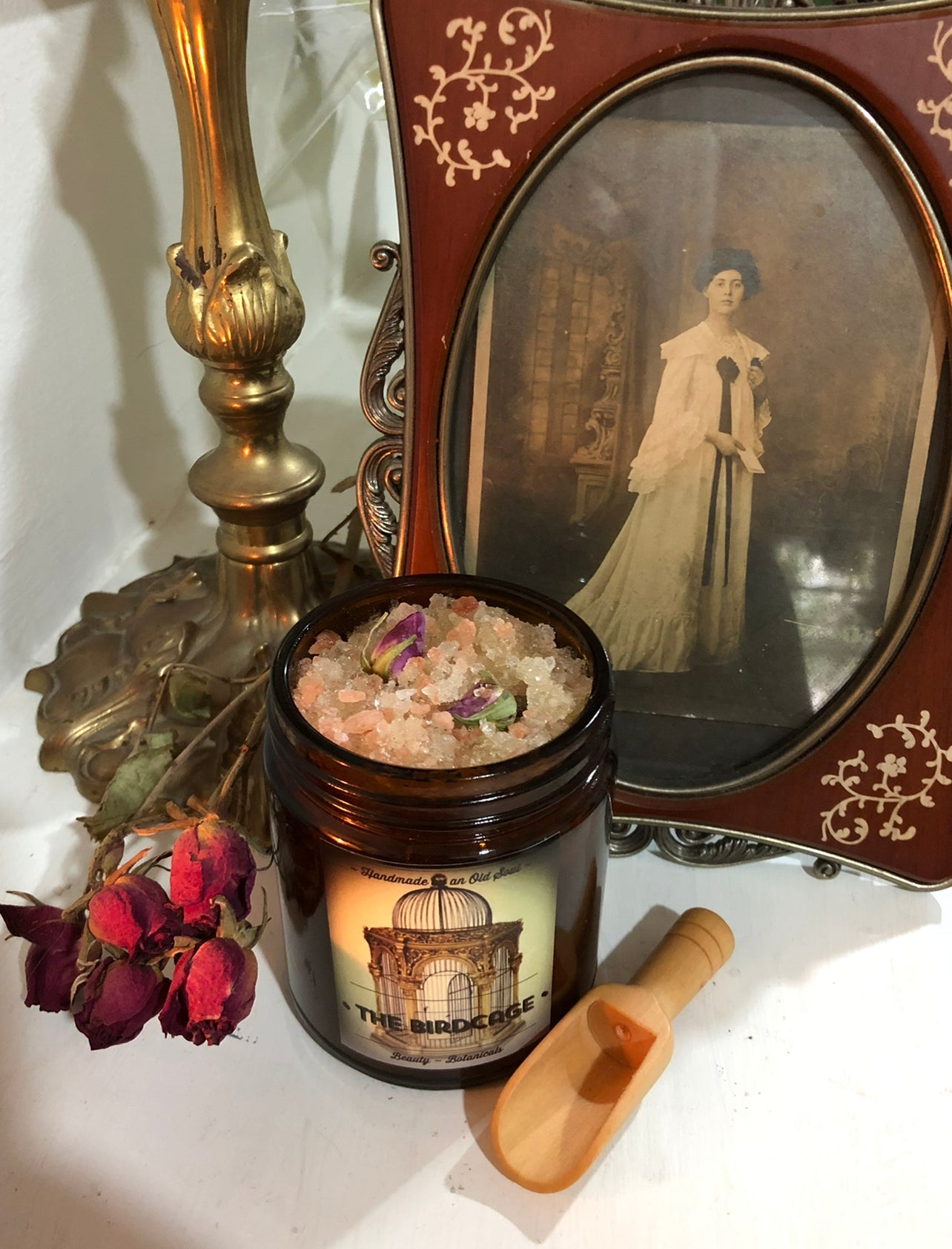 Victorian Rose Scrub* ~ Sugar/Salt Scrub infused with Rose, Lavender and Ylang Ylang ~ Himalayan Pink Salt / Dead Sea Salt / Epsom Salt