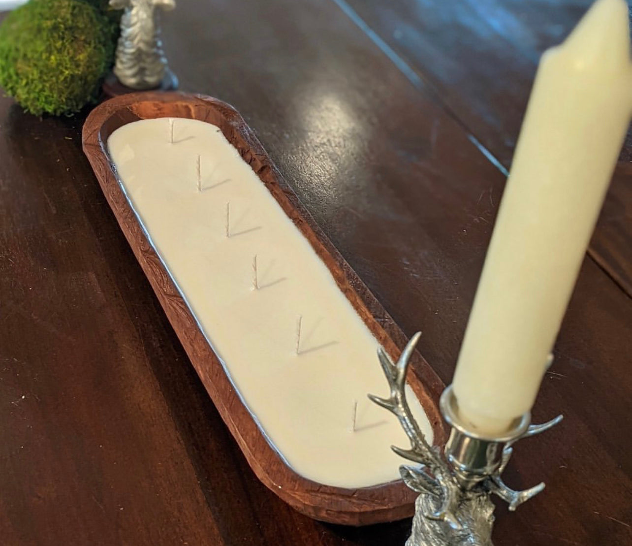 Baguette Bowl Candle ~ 7 wick candle ~ Dough Bowl Candle ~ Bread Bowl Candle ~ Rustic Candle ~ Essential Oils ~ Soy Free*