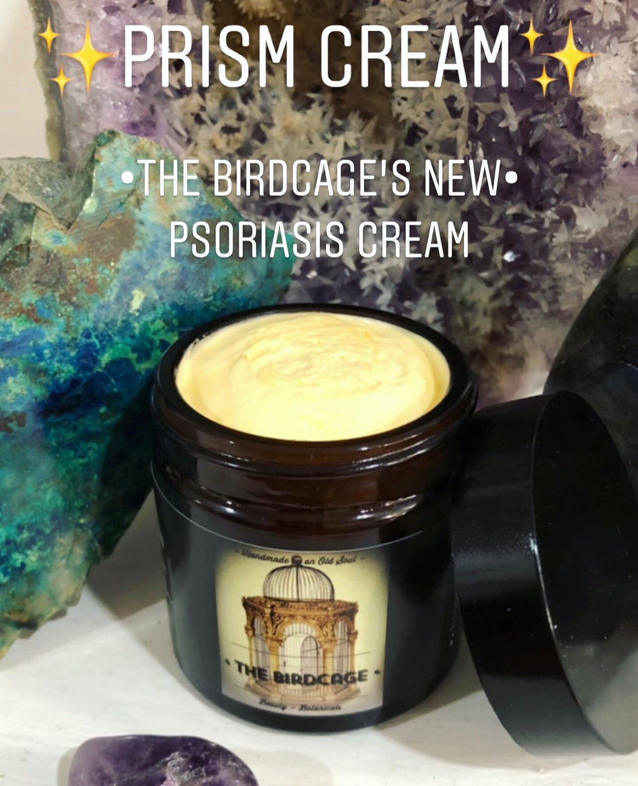 Prism Cream* ~ Psoriasis Cream formulation ~ safe for all skin types ~ cooling sensation ~ All Natural ~ Vegan