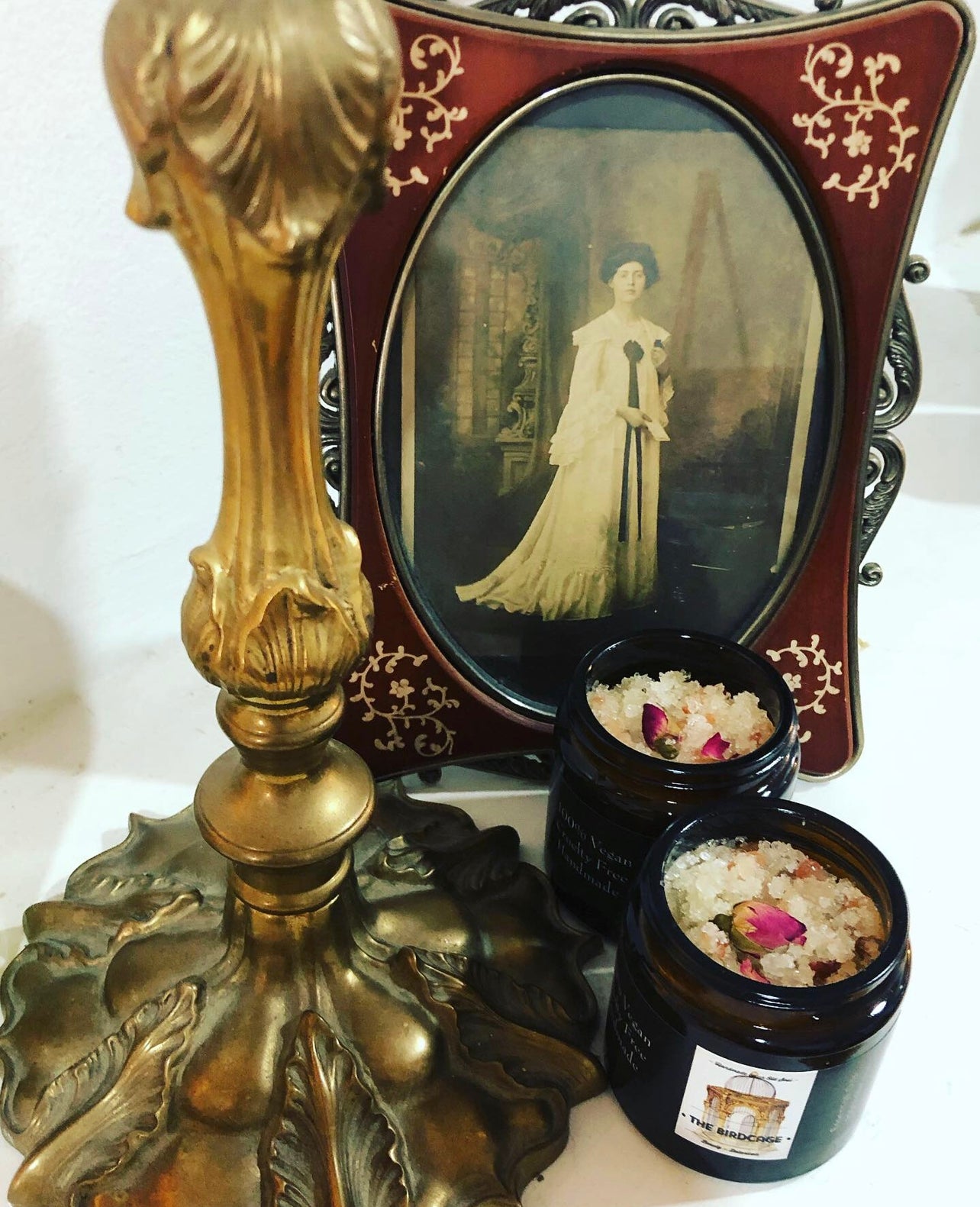 Victorian Rose Scrub* ~ Sugar/Salt Scrub infused with Rose, Lavender and Ylang Ylang ~ Himalayan Pink Salt / Dead Sea Salt / Epsom Salt