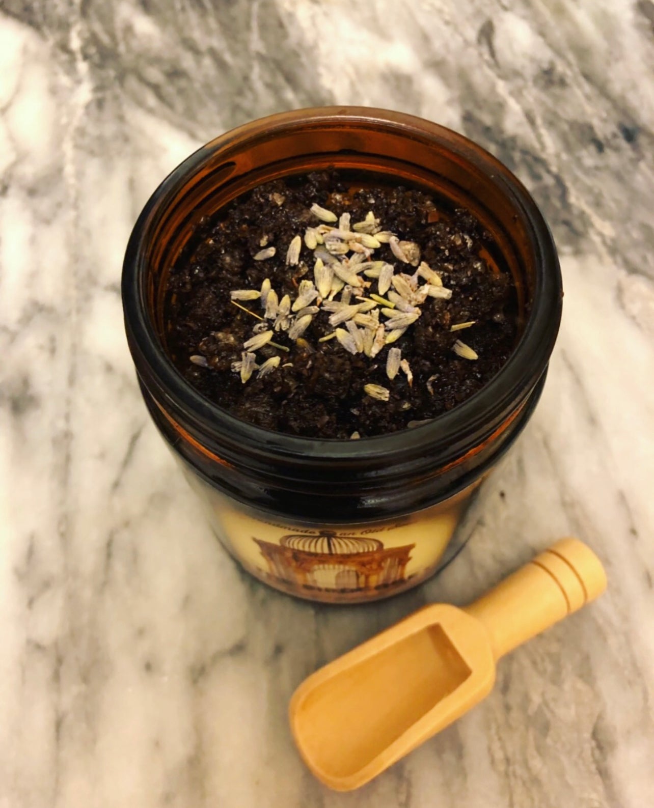 Vegan Coffee Scrub ~ Organic* Face and Full Body Coffee Scrub ~ Lavender & Teatree ~ Simply the most amazing All Natural full body scrub