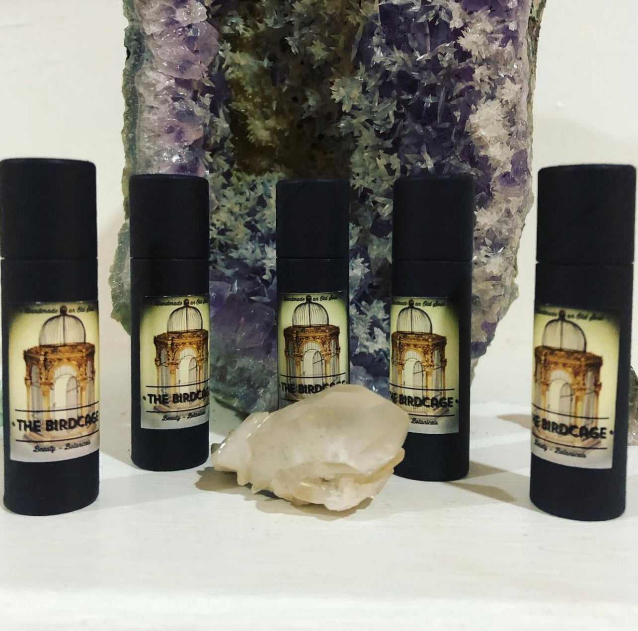 Organic Lip Balm ~ Tangerine / Helichrysum Essential Oils & Organic Raw Honey ~ All Natural