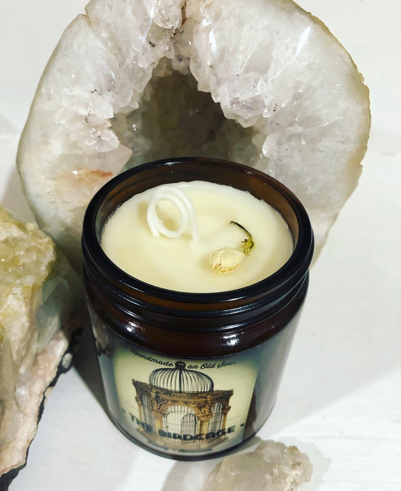 Ylang Ylang Essential Oil Organic Beeswax Handmade Candle ~ No Perfumes ~ 9oz ~Handmade by an Old Soul~**