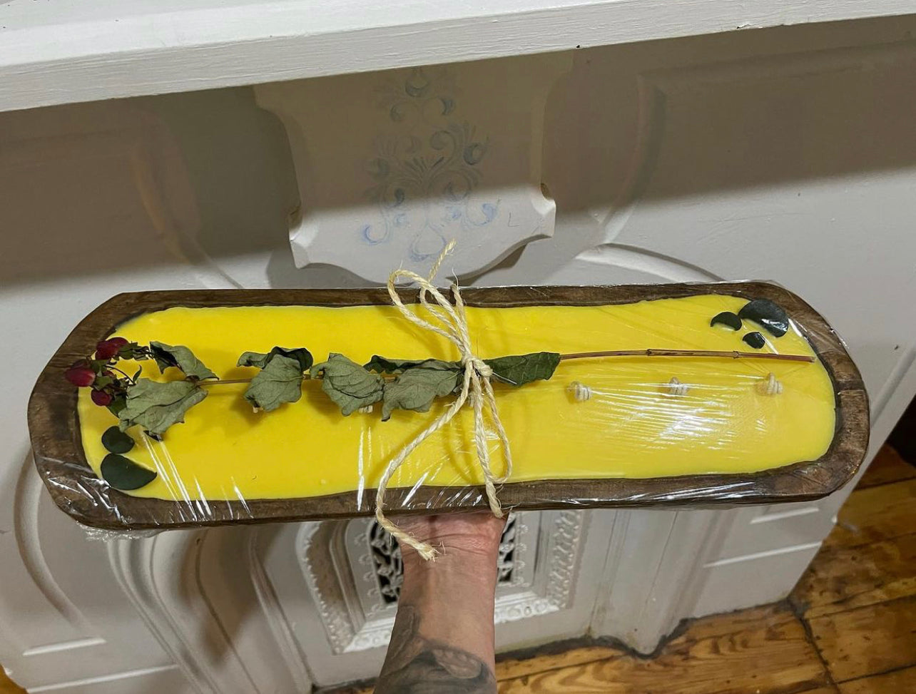 Baguette Bowl Candle ~ 7 wick candle ~ Dough Bowl Candle ~ Bread Bowl Candle ~ Rustic Candle ~ Essential Oils ~ Soy Free*