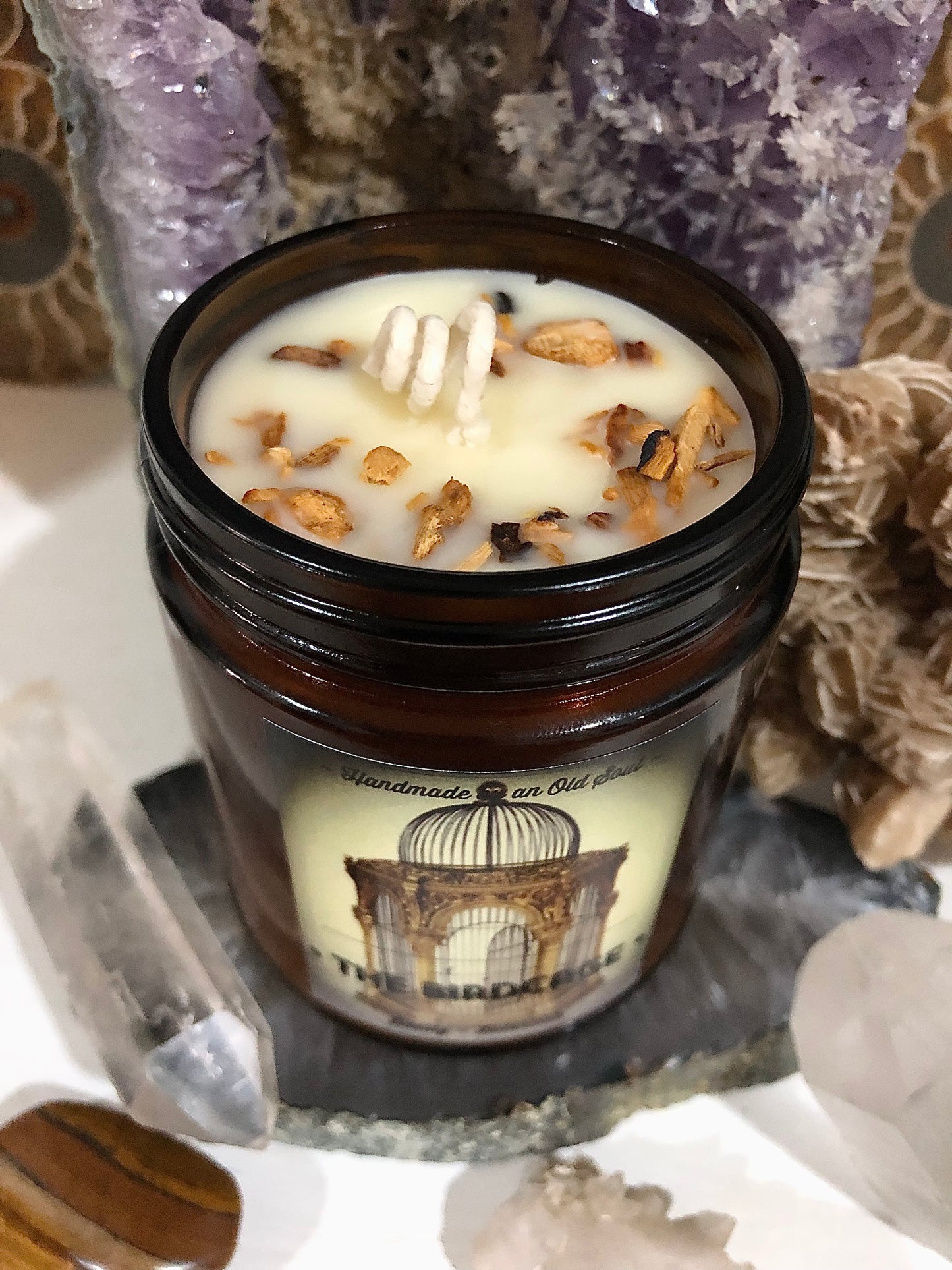 Palo Santo ~ The Holy Tree ~ Purifying Candle ~ All Natural ~ Hand poured candle ~ Soy Free ~ Chemical Free