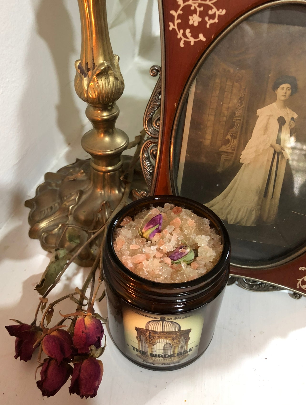 Victorian Rose Scrub* ~ Sugar/Salt Scrub infused with Rose, Lavender and Ylang Ylang ~ Himalayan Pink Salt / Dead Sea Salt / Epsom Salt