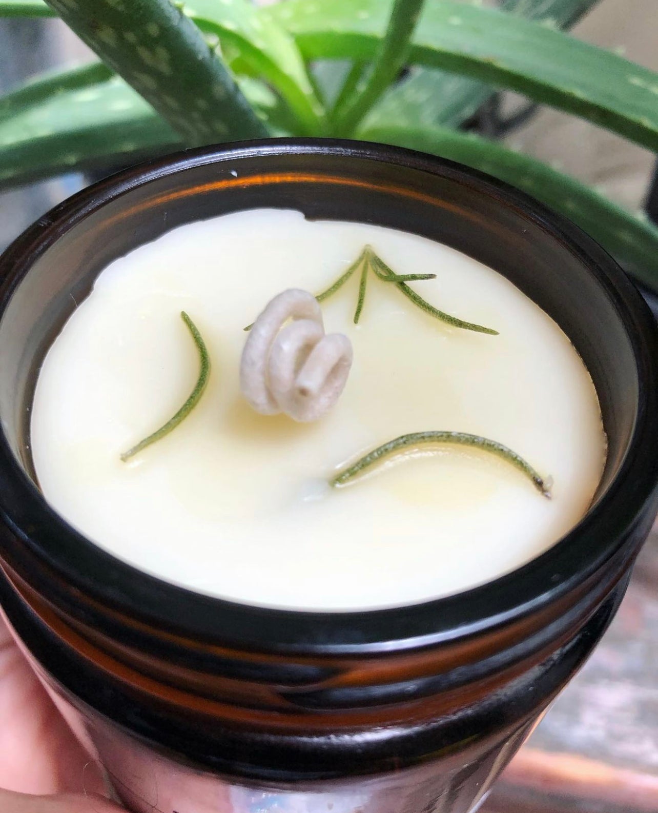 Bergamot & Rosemary Organic Beeswax Handmade Candles ~ Essential Oils ~ No perfumes ~Handmade by an Old Soul ~ *