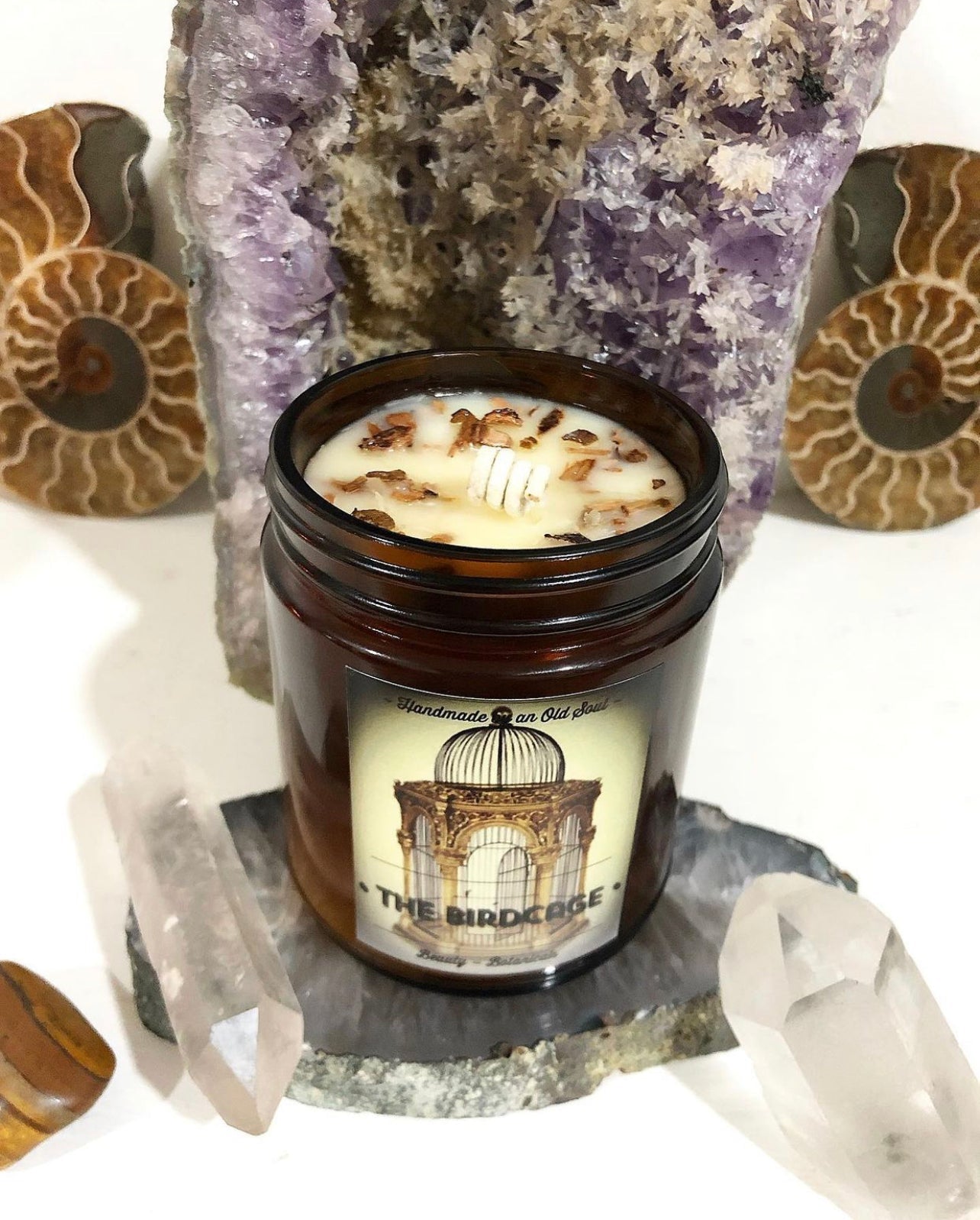 Vanilla & Cedarwood Atlas Organic Candle ~ Essential Oils ~ All Natural *~ No Perfumes ~ Hand Poured *