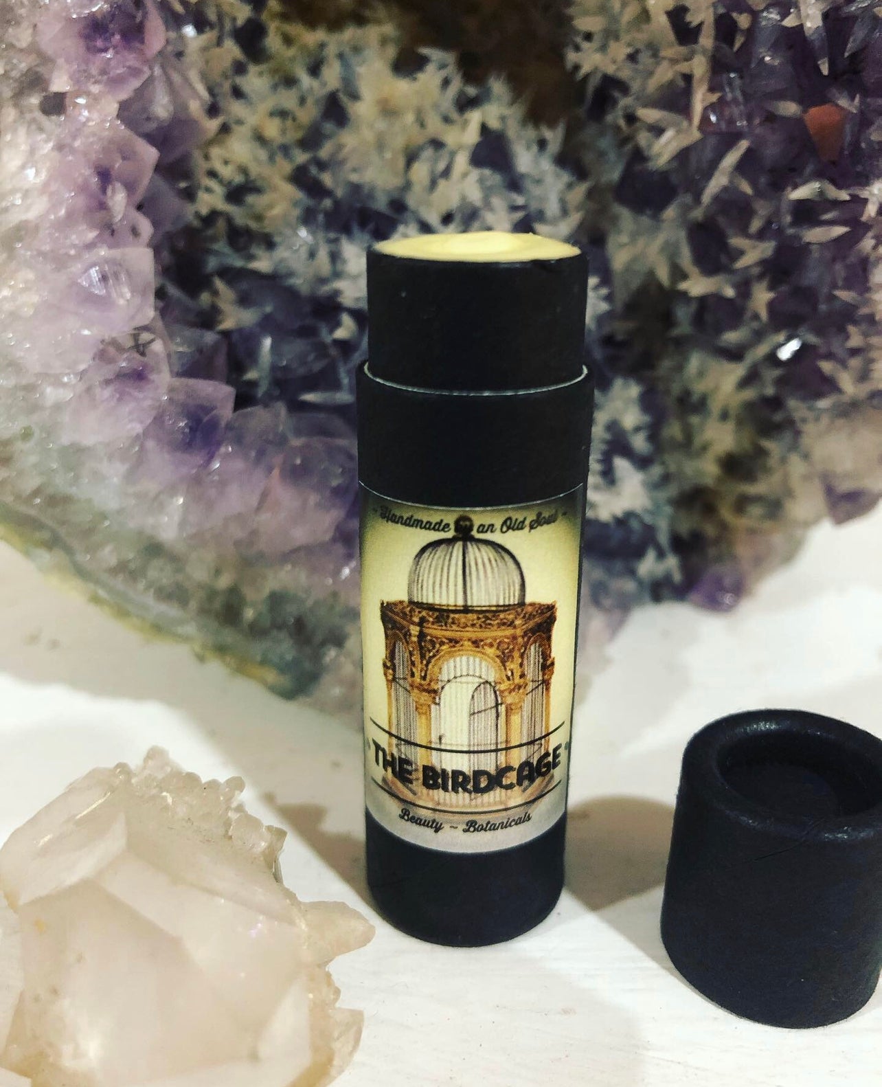 Organic Lip Balm ~ Tangerine / Helichrysum Essential Oils & Organic Raw Honey ~ All Natural