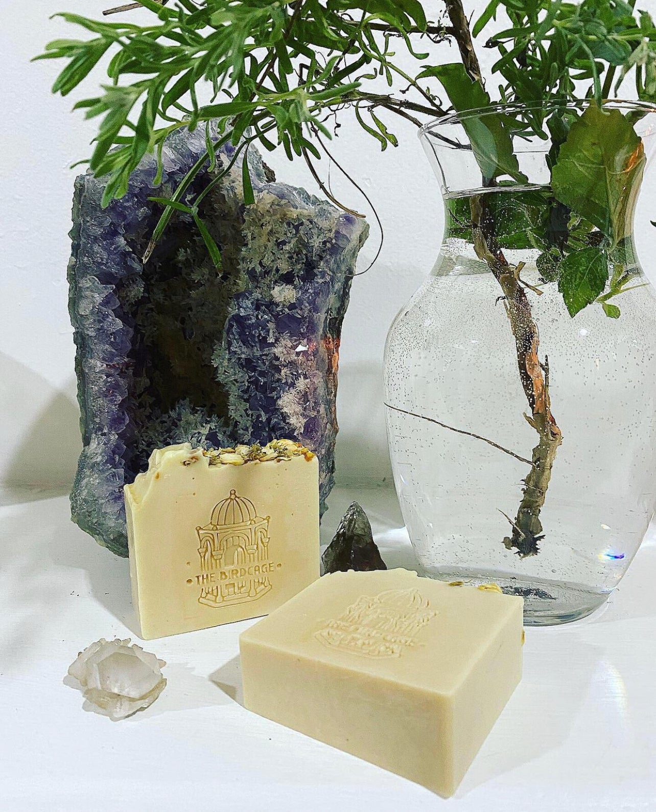 Litsea Cubeba Handmade Soap ~ Vegan ~ All Natural ~ w/ French Green Clay, Organic Safflower powder ~ Palm Oil Free*