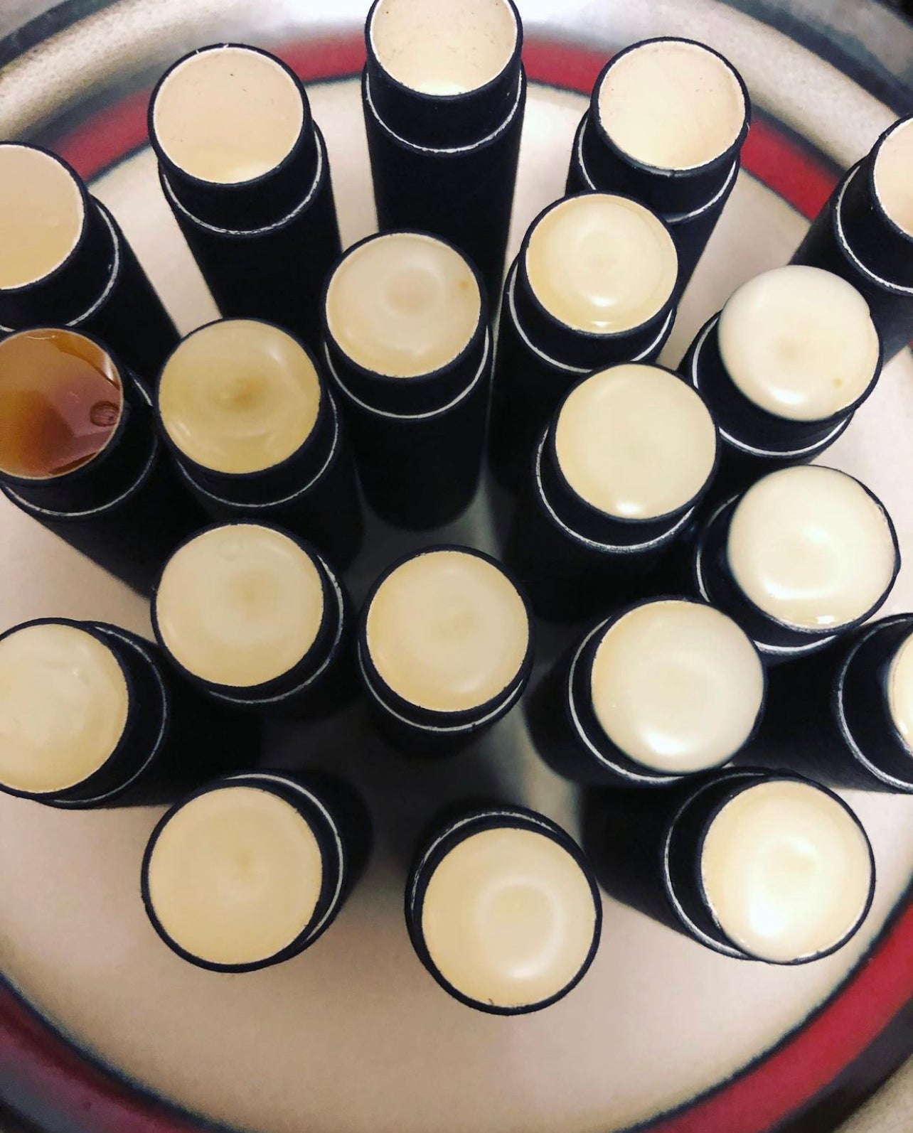 Organic Lip Balm ~ Tangerine / Helichrysum Essential Oils & Organic Raw Honey ~ All Natural