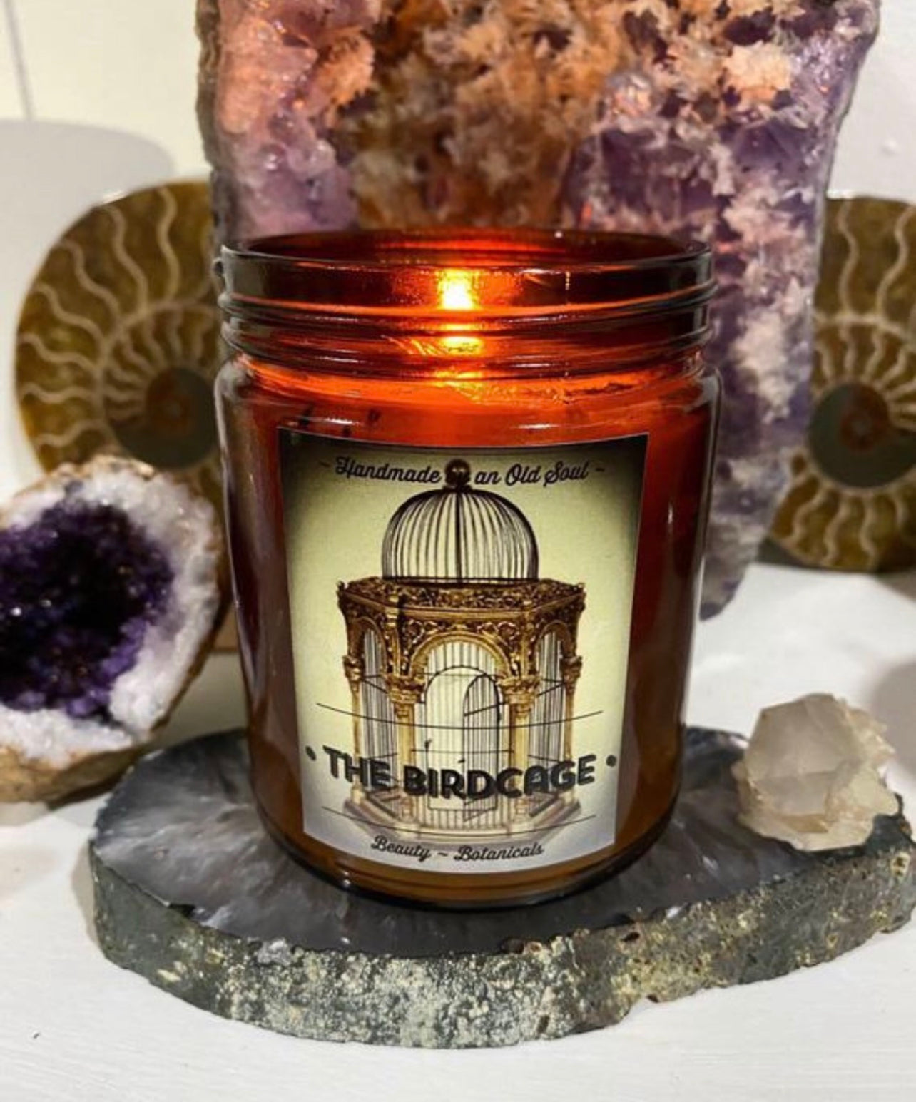 Bergamot & Rosemary Organic Beeswax Handmade Candles ~ Essential Oils ~ No perfumes ~Handmade by an Old Soul ~ *