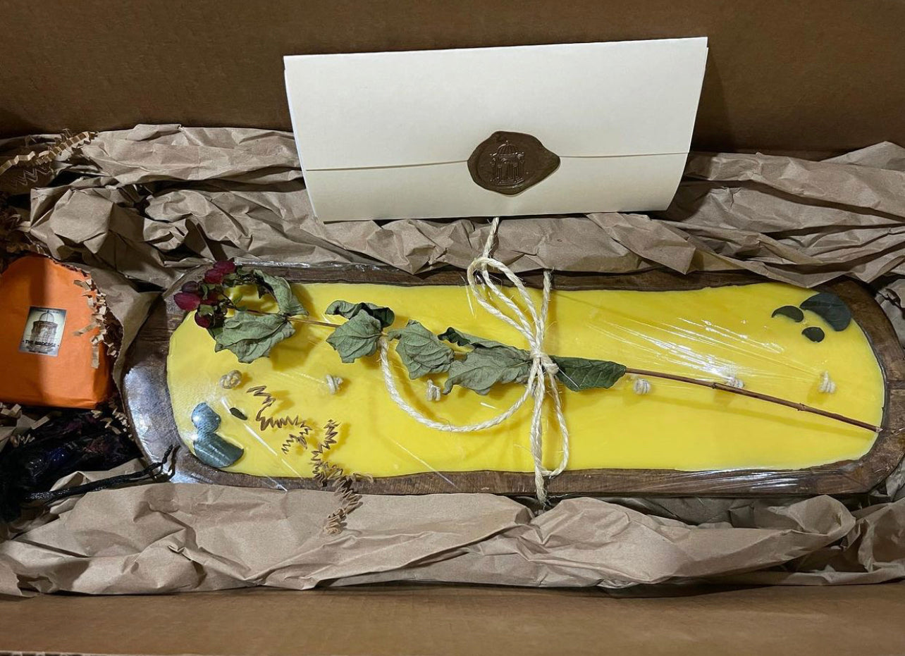 Baguette Bowl Candle ~ 7 wick candle ~ Dough Bowl Candle ~ Bread Bowl Candle ~ Rustic Candle ~ Essential Oils ~ Soy Free*