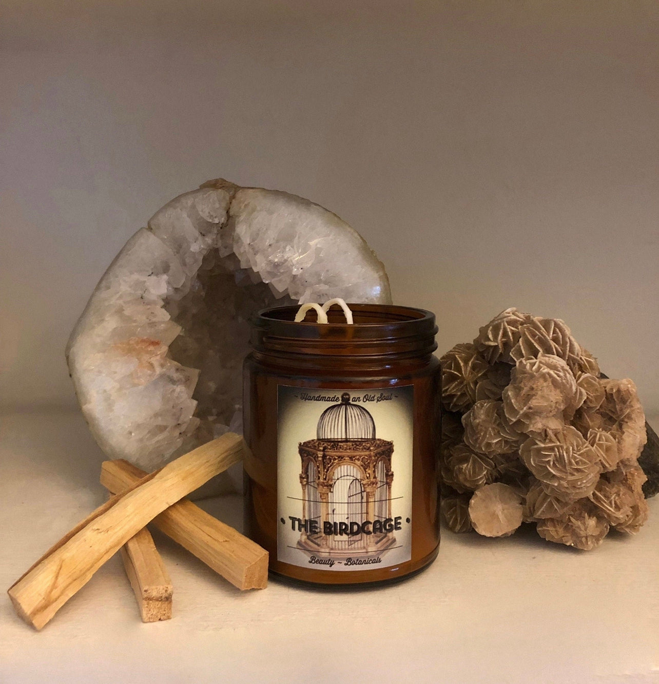 Sandalwood / Clove & Chamomile Handmade Candle~ Essential Oils ~ Soy Free ~ No perfumes ~ All Natural ~Handmade by an Old Soul~ *