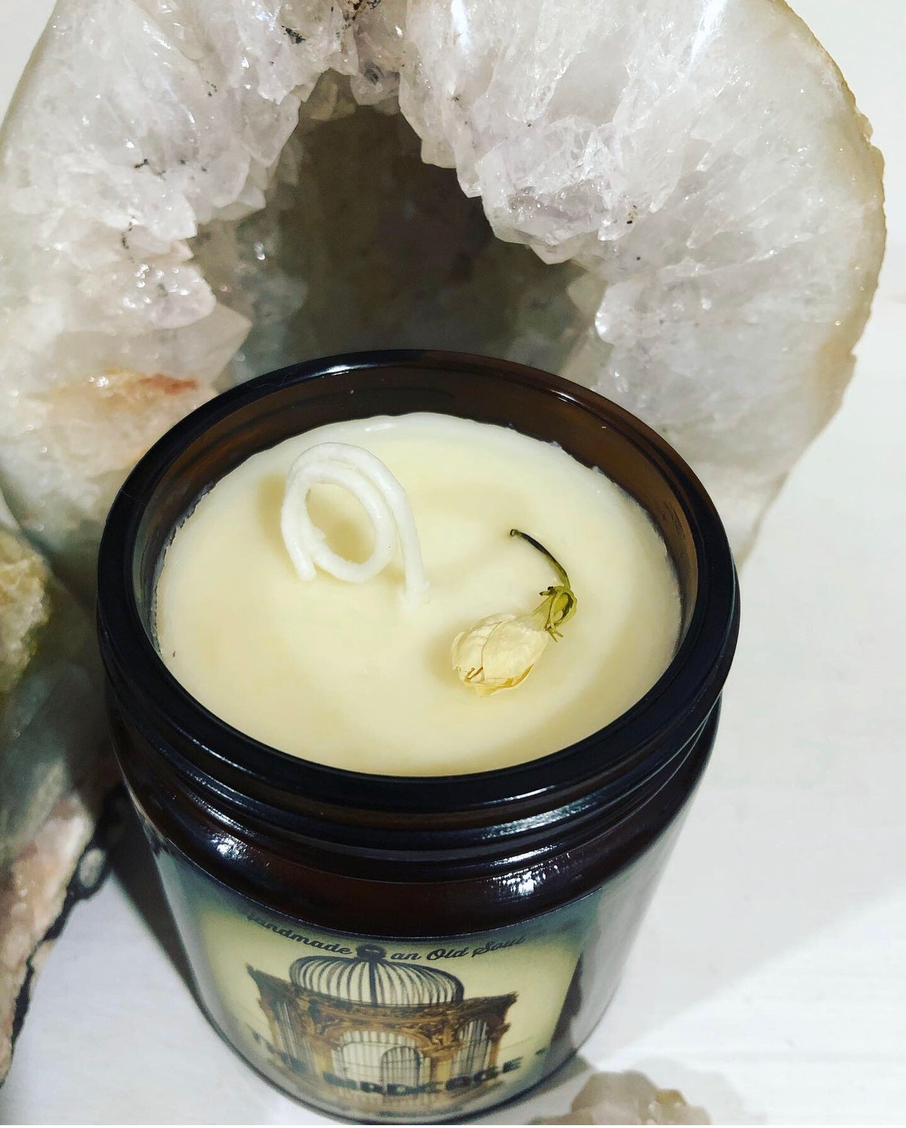 Ylang Ylang Essential Oil Organic Beeswax Handmade Candle ~ No Perfumes ~ 9oz ~Handmade by an Old Soul~**