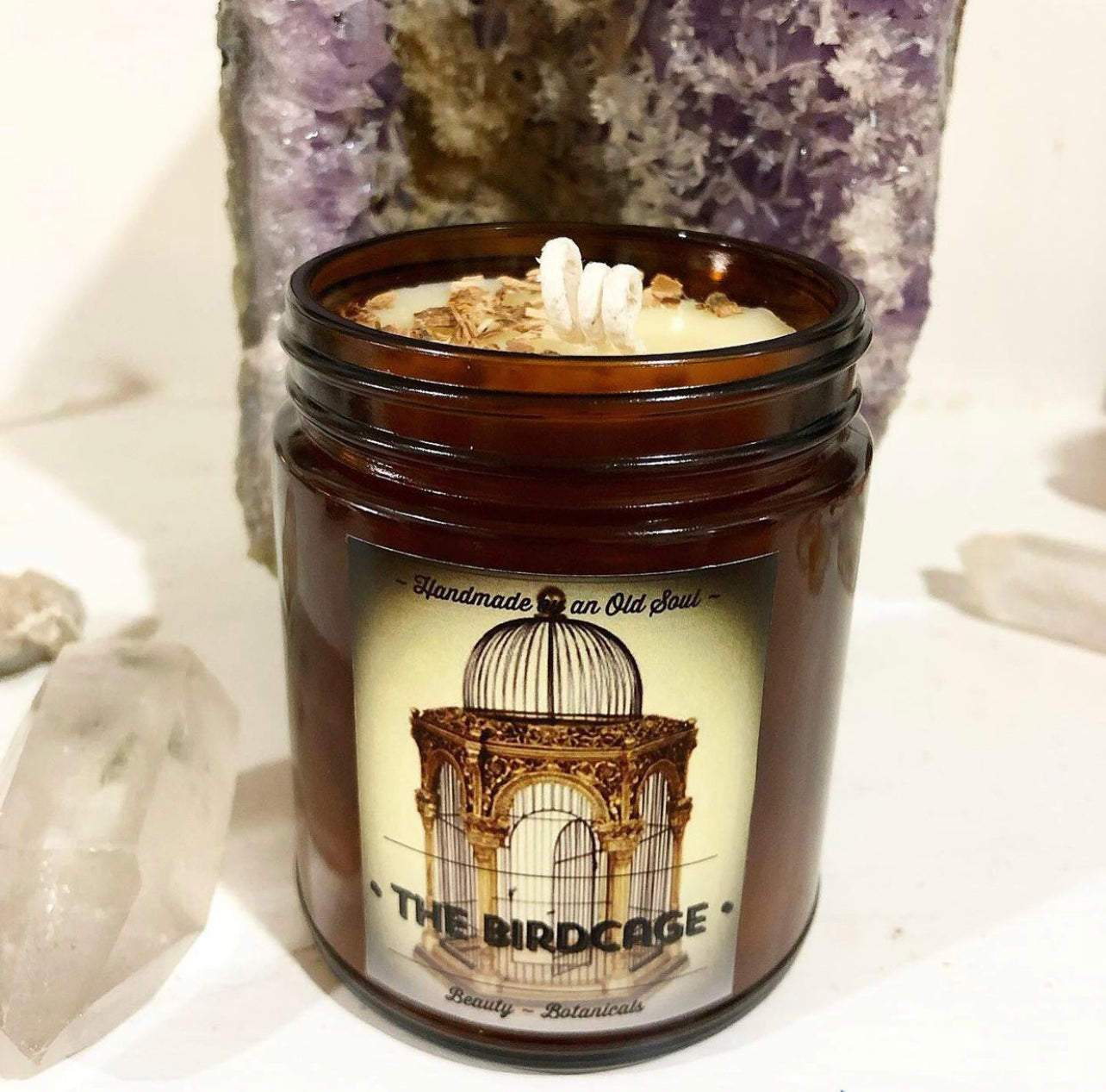 Ho Wood & Turmeric Natural Candle w/ Organic White Willow Bark ~ Essential Oils Only ~ All Natural ~ No Fragrances~ Chemical and Soy Free*