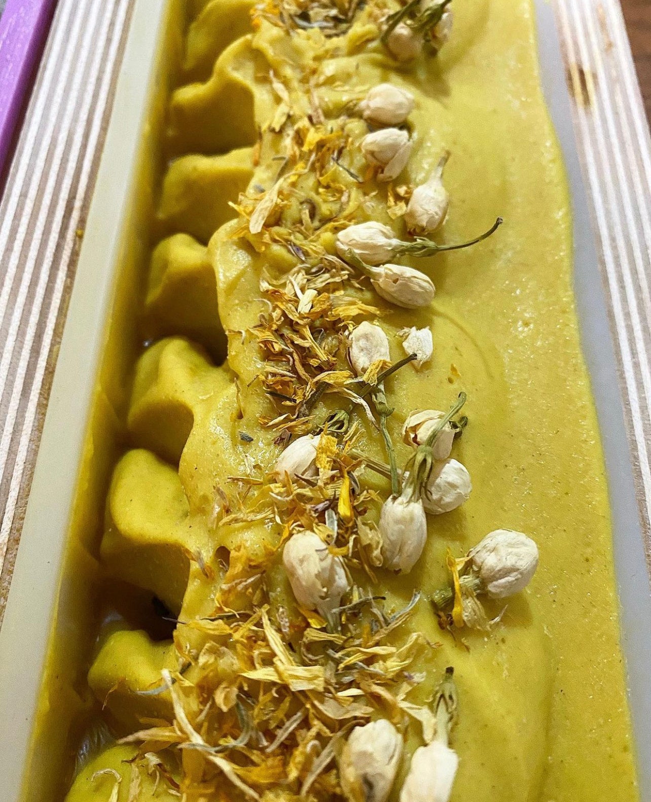 Clary Sage & Ripe Orange Handmade Soap ~ Pure Therapeutic Grade Essential Oils with Moroccan Rhassoul Clay w/ Safflower powder