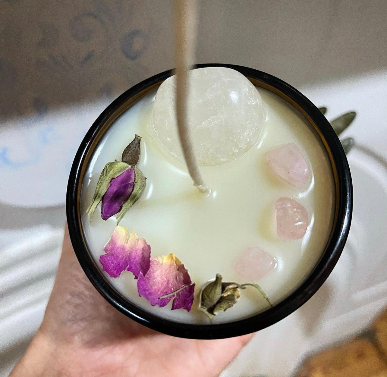 Victorian Love Cage ~ Candle Holder, Rose Candle , Rose Scrub, Victorian Garden Roll on and Pink Lemonade Handmade Soap *