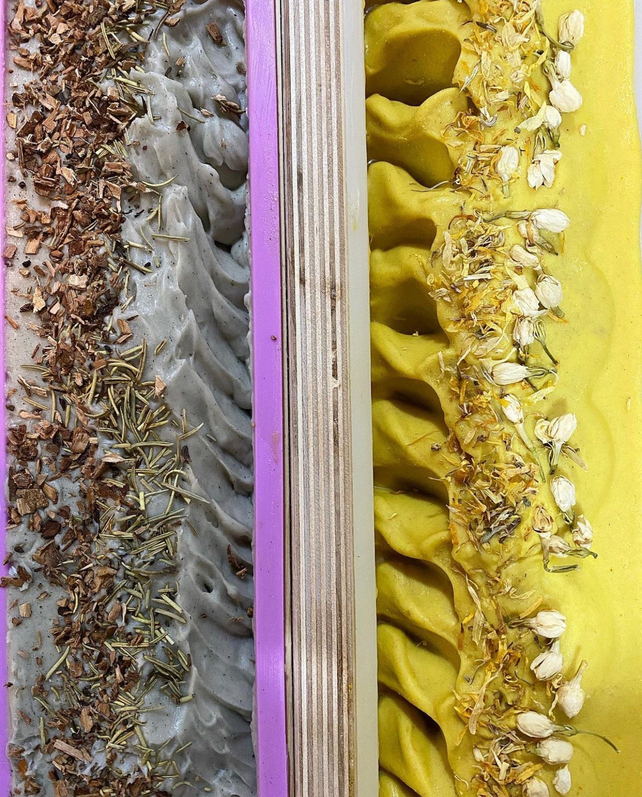 Clary Sage & Ripe Orange Handmade Soap ~ Pure Therapeutic Grade Essential Oils with Moroccan Rhassoul Clay w/ Safflower powder