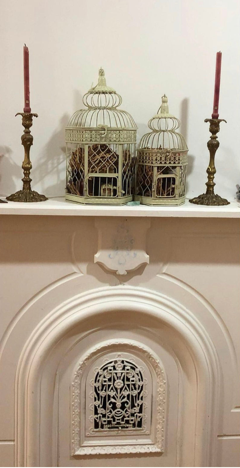 Birdcage Candle Holders ~ Comes with one candle of choice ~ or personalized Gift Cages w/ various items*Shipping Varies ~ please message