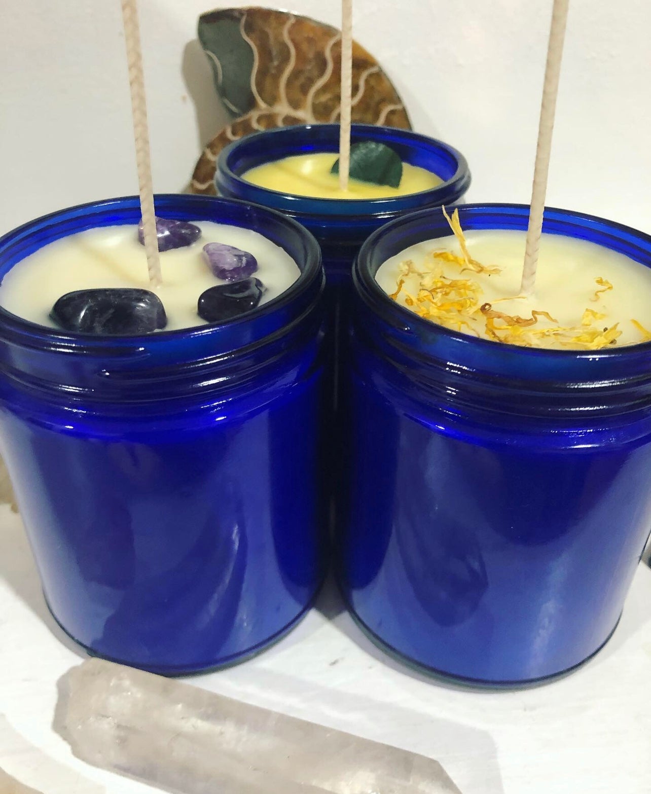 Birch & Eucalyptus Hand Poured candle ~ Essential Oils Only ~ All Natural~ No Fragrances~ No Chemicals~ Soy Free* Essential oil candle