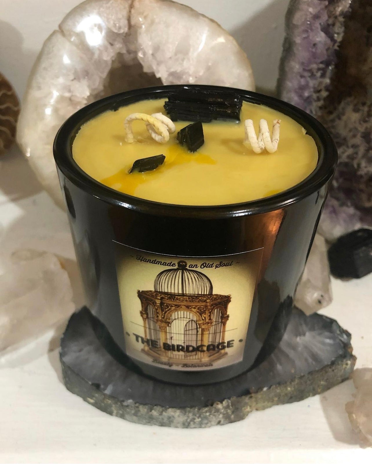 Patchouli & Lemongrass ~ Essential Oil Handmade Candle ~ Soy Free* No Perfumes ~Handmade by an Old Soul~*