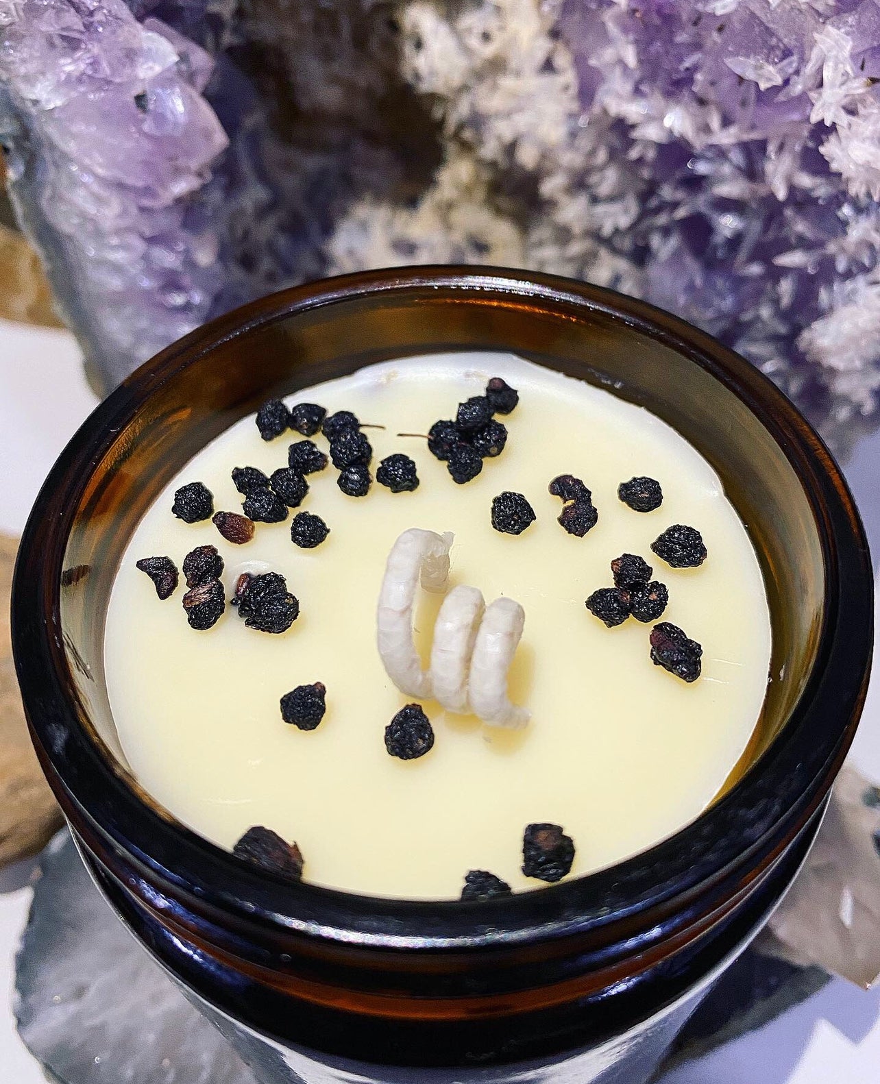 4 THIEVES oil blend * ~ with Organic Elderberries ~ Immunity Boost Candle~ Immune Defense ~Essential Oils ~All Natural ~ Soy Free*