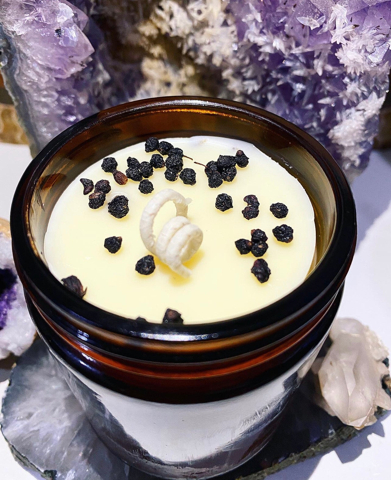 4 THIEVES oil blend * ~ with Organic Elderberries ~ Immunity Boost Candle~ Immune Defense ~Essential Oils ~All Natural ~ Soy Free*