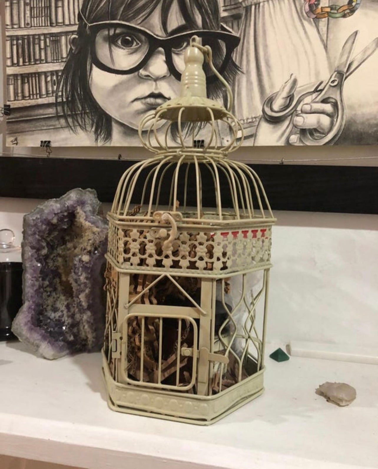 Birdcage Candle Holders ~ Comes with one candle of choice ~ or personalized Gift Cages w/ various items*Shipping Varies ~ please message
