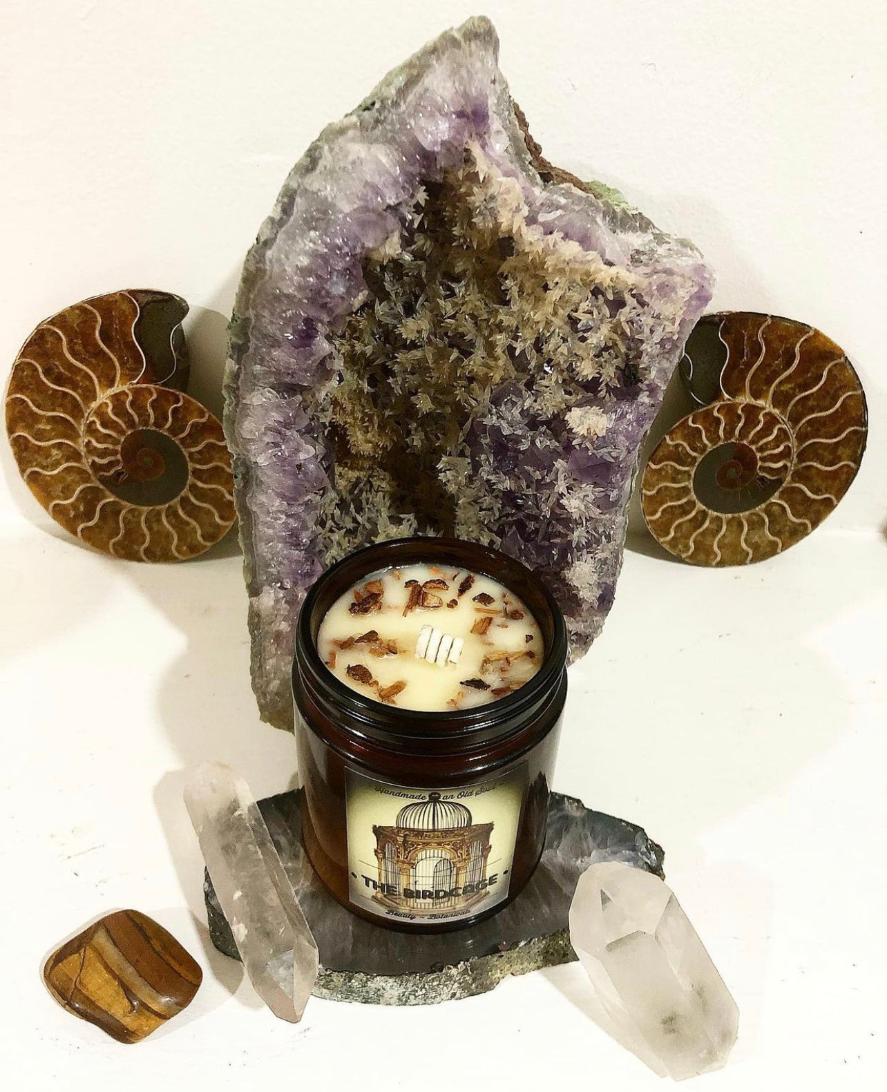 Vanilla & Cedarwood Atlas Organic Candle ~ Essential Oils ~ All Natural *~ No Perfumes ~ Hand Poured *