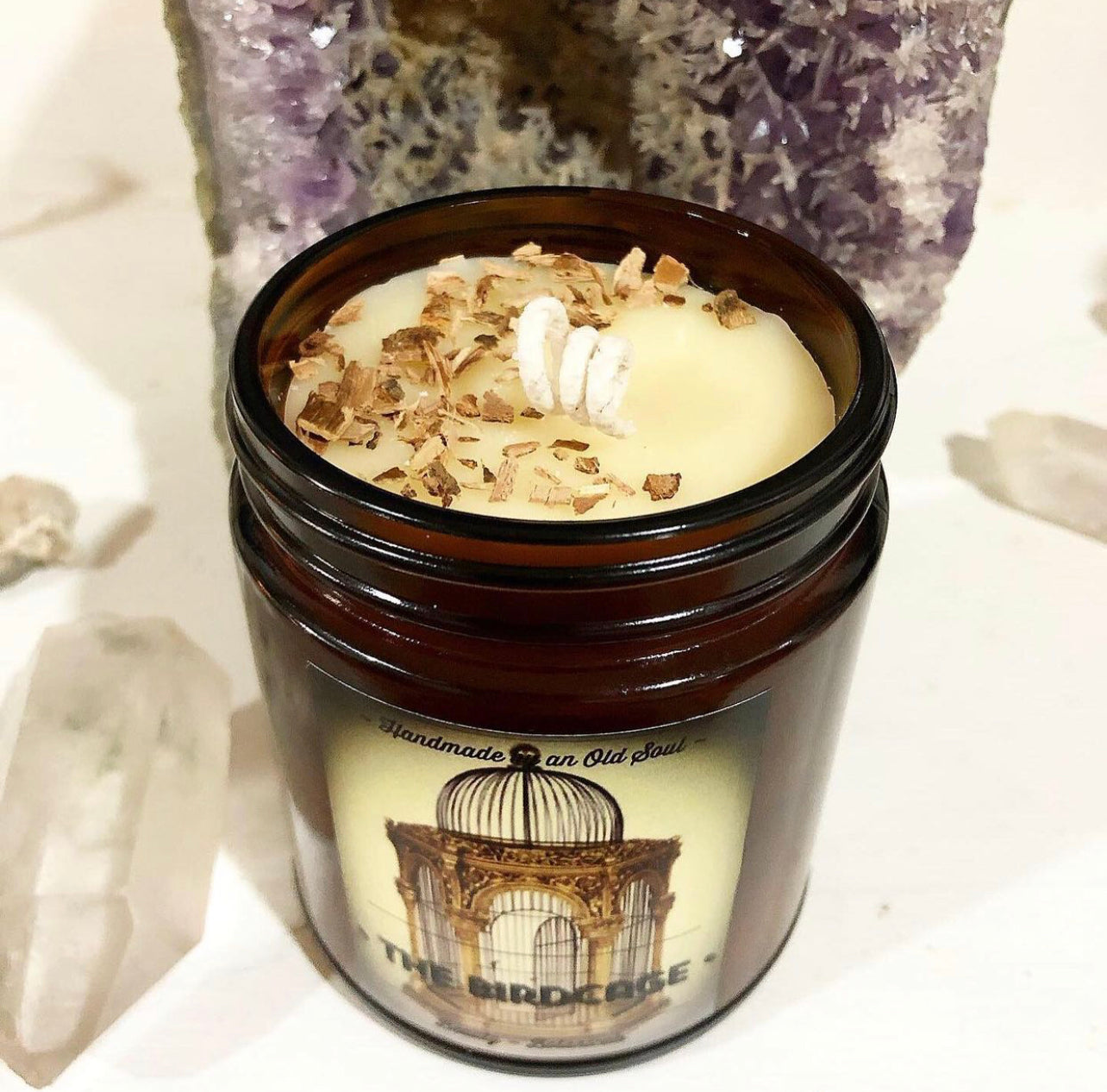 Ho Wood & Turmeric Natural Candle w/ Organic White Willow Bark ~ Essential Oils Only ~ All Natural ~ No Fragrances~ Chemical and Soy Free*