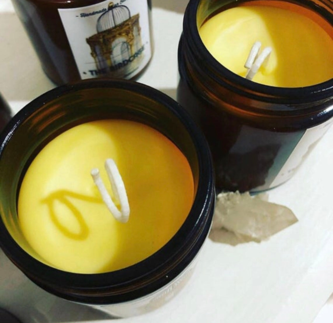 Patchouli & Lemongrass ~ Essential Oil Handmade Candle ~ Soy Free* No Perfumes ~Handmade by an Old Soul~*