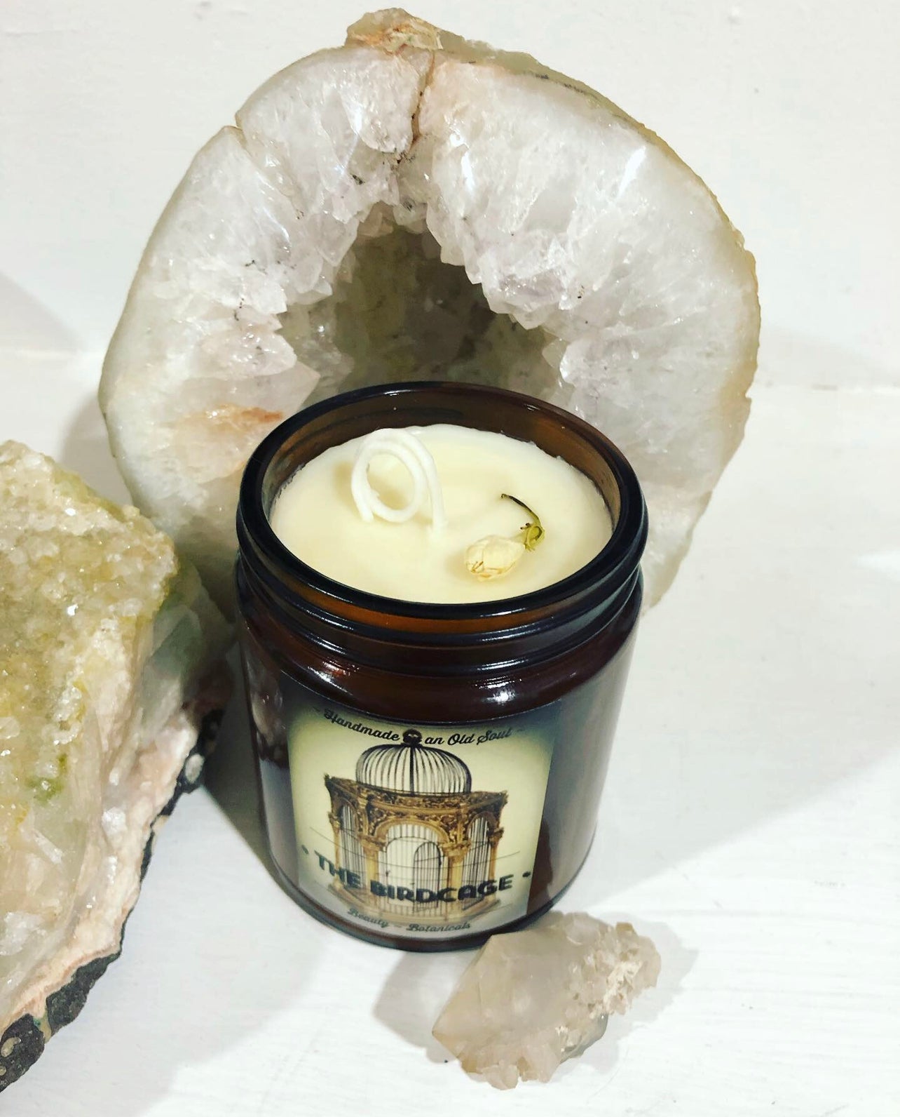 Ylang Ylang Essential Oil Organic Beeswax Handmade Candle ~ No Perfumes ~ 9oz ~Handmade by an Old Soul~**