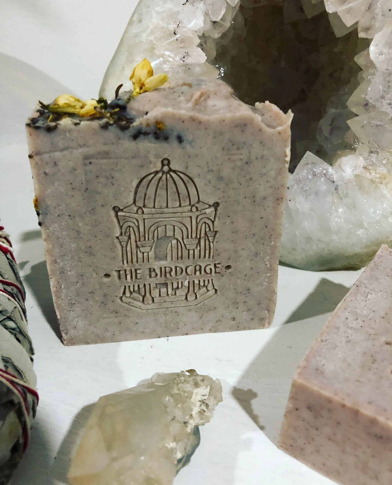 Clary Sage Handmade Soap ~ Pure Therapeutic Grade Essential Oils with Moroccan Rhassoul Clay w/ Black Walnut Powder