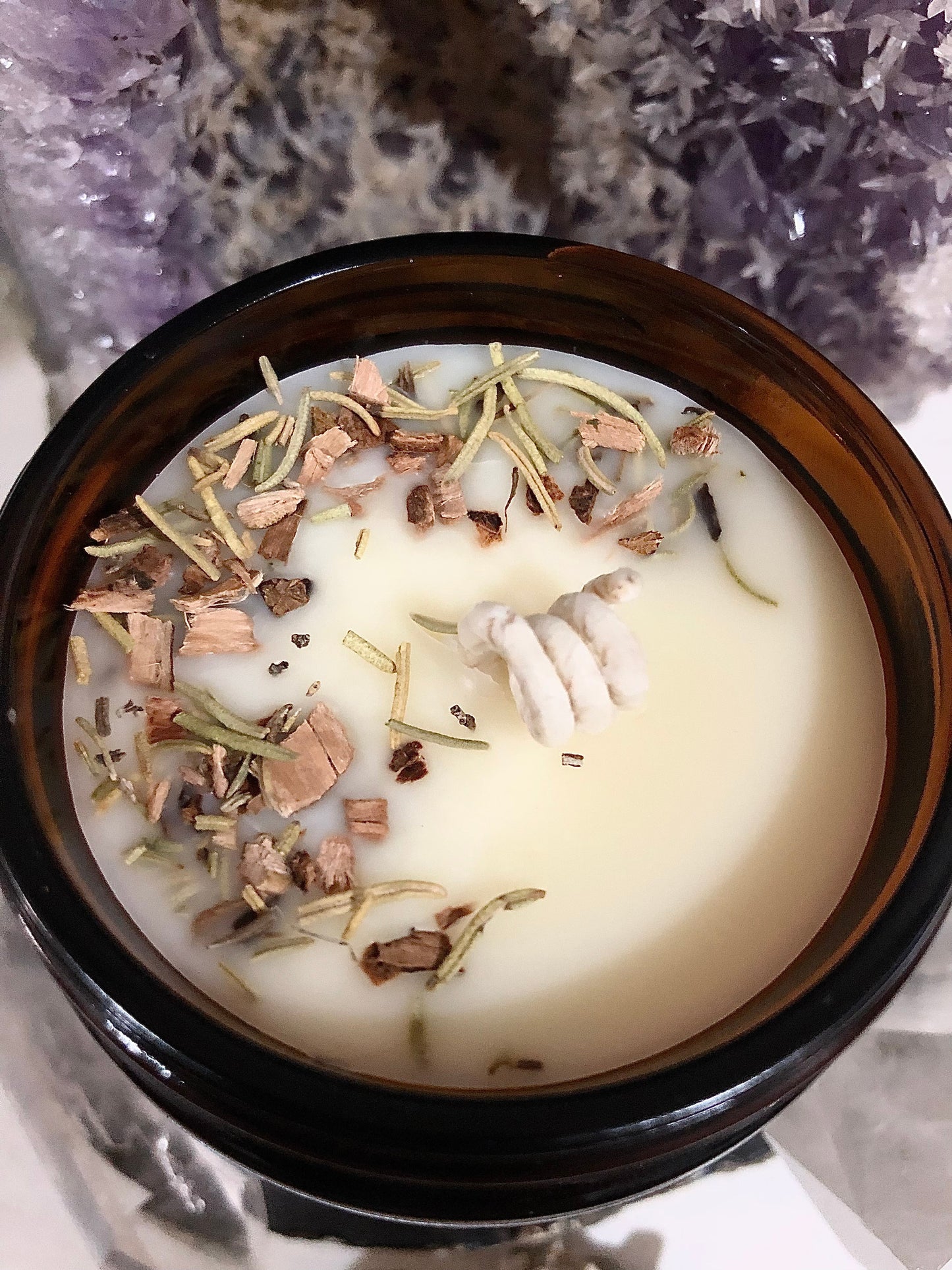 Cedarwood & Pine Organic Beeswax Candle ~ Essential Oils ~ No Perfumes All Natural ~ Soy Free